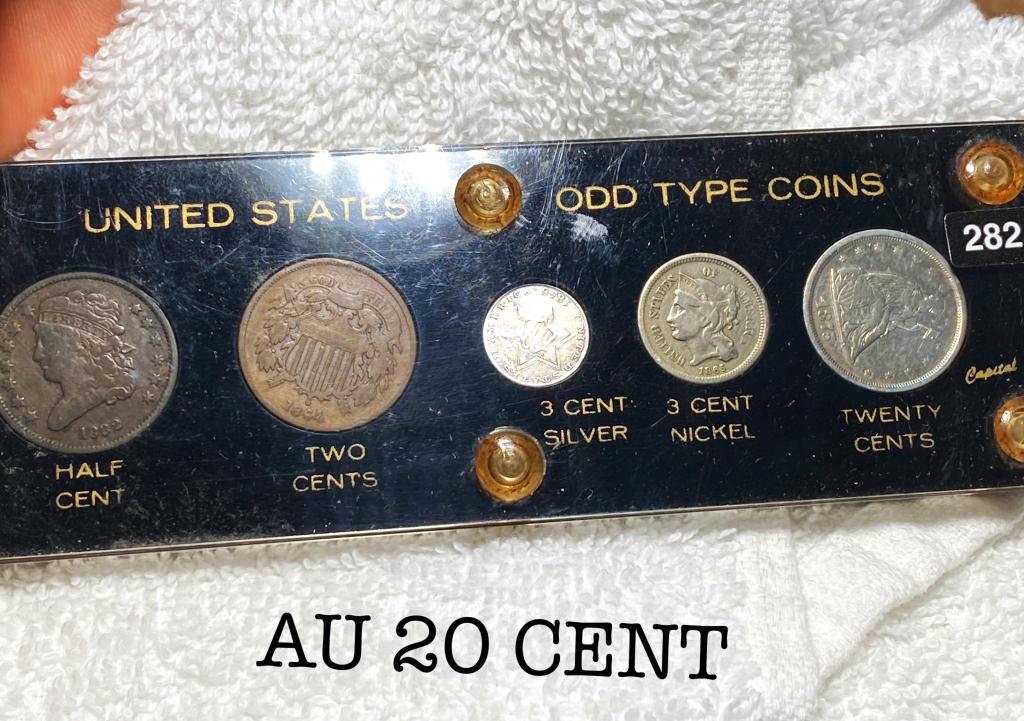 United States Odd Type Coin Set: United States Odd Type Coin Set