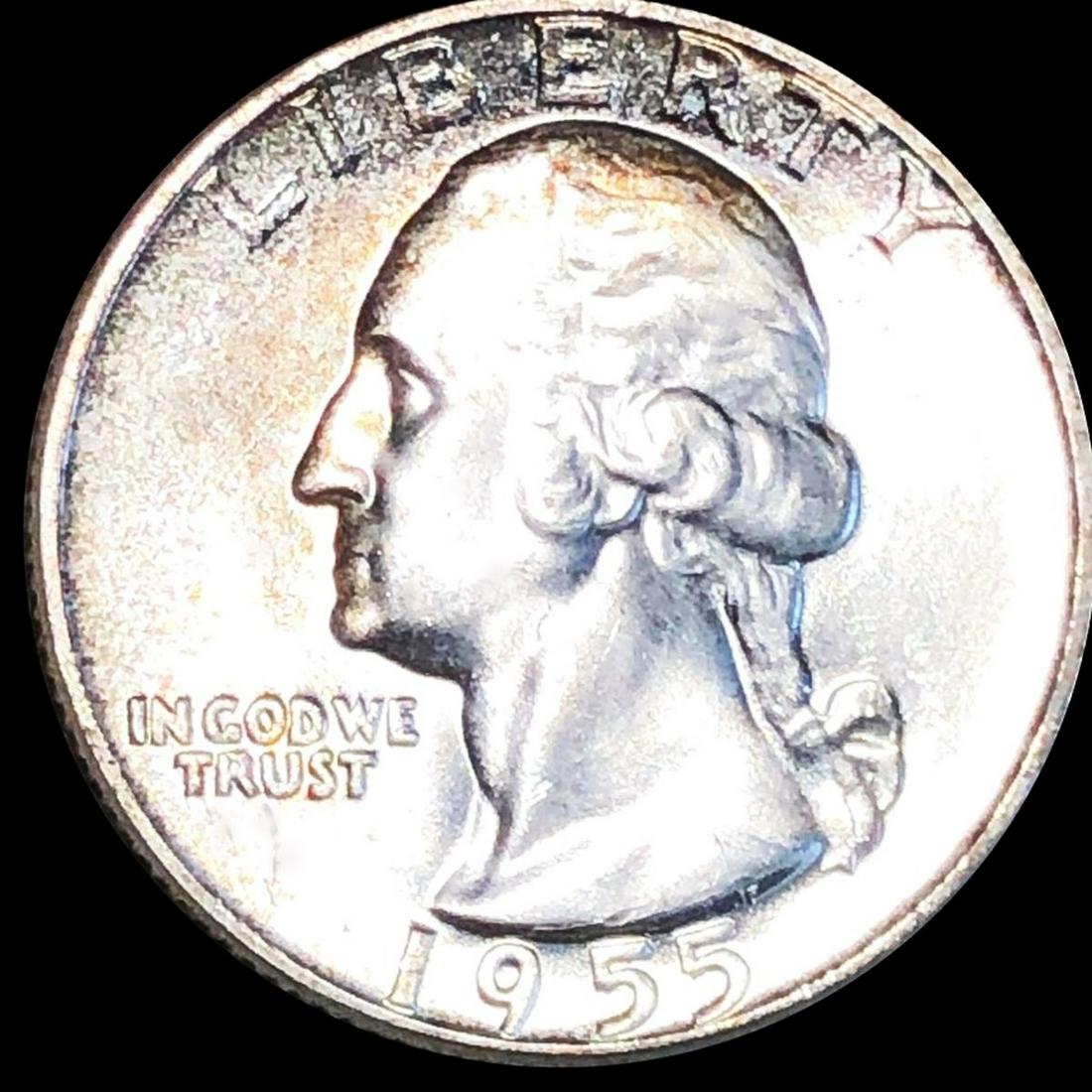 1955 Washington Silver Quarter UNCIRCULATED: 1955 Washington Silver Quarter UNCIRCULATED