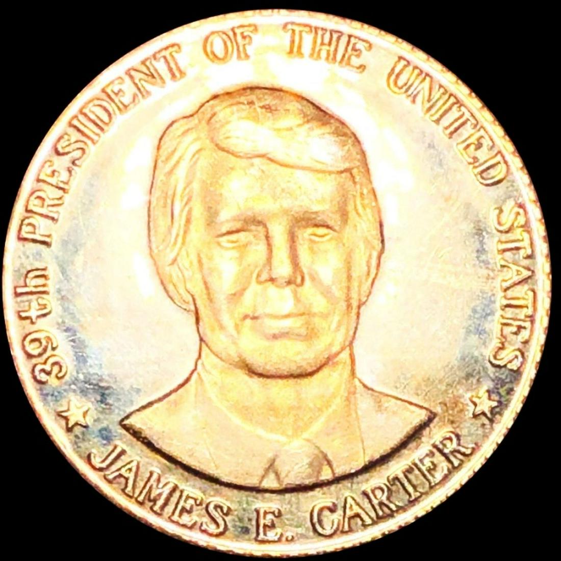 39th President Jimmy Carter 2/10th Oz Gold Coin: 39th President Jimmy Carter 2/10th Oz Gold Coin