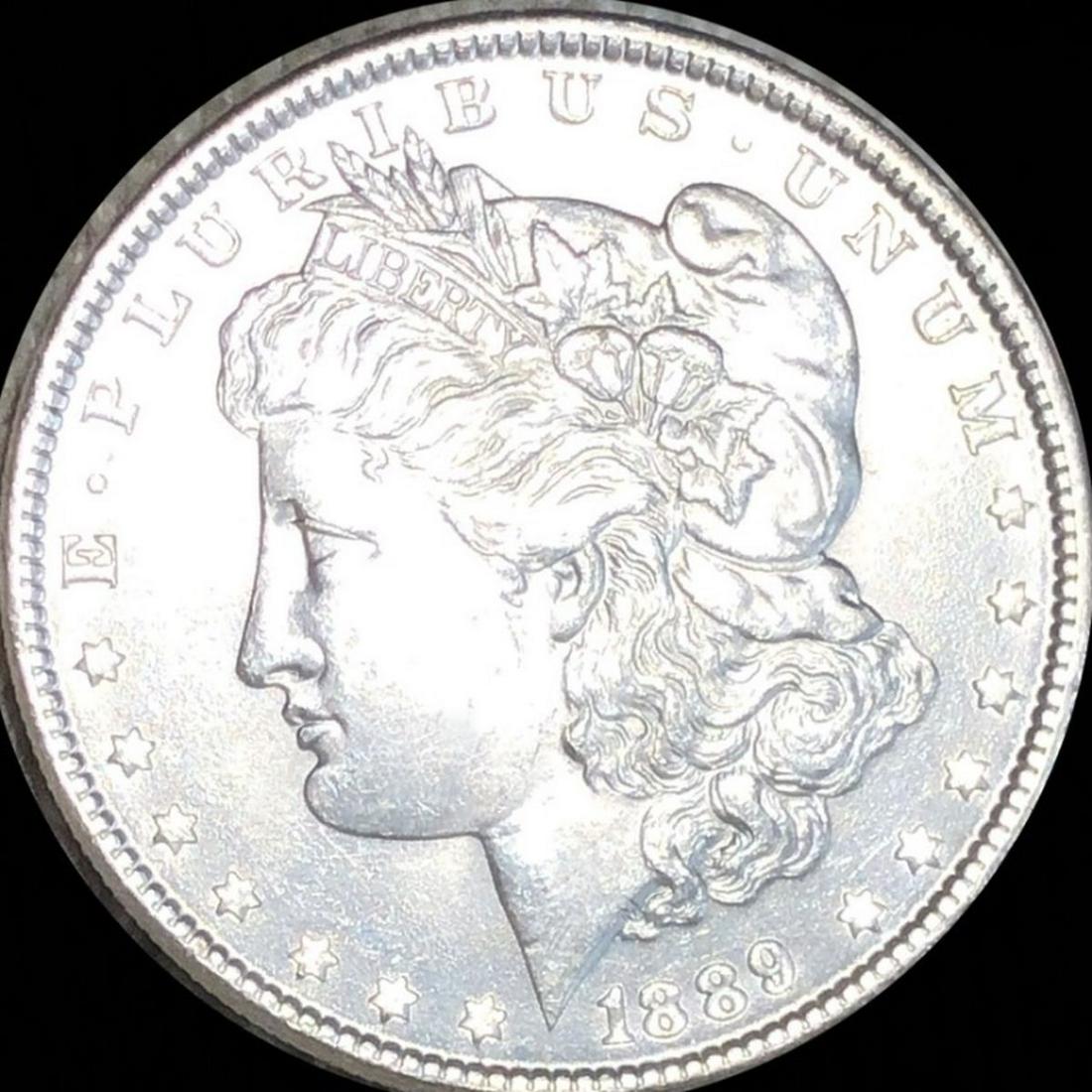 1889 Morgan Silver Dollar UNCIRCULATED: 1889 Morgan Silver Dollar UNCIRCULATED