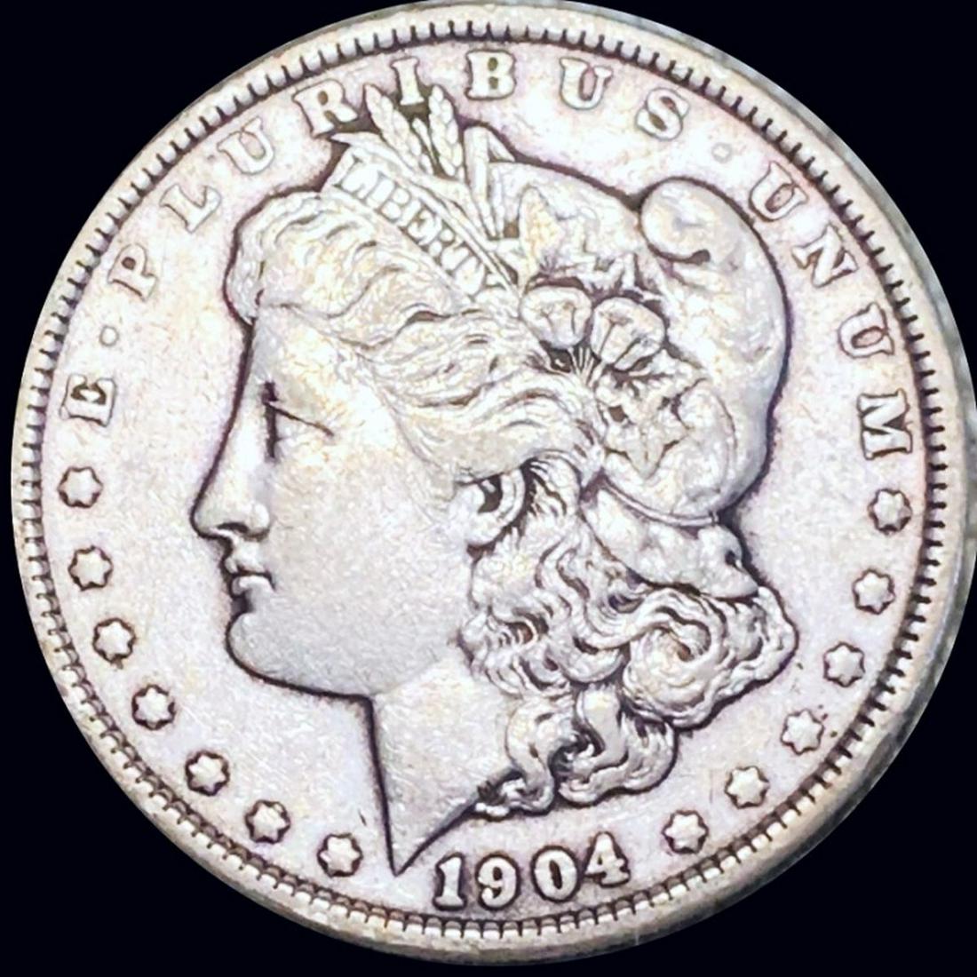 1904 Morgan Silver Dollar XF: 1904 Morgan Silver Dollar XF