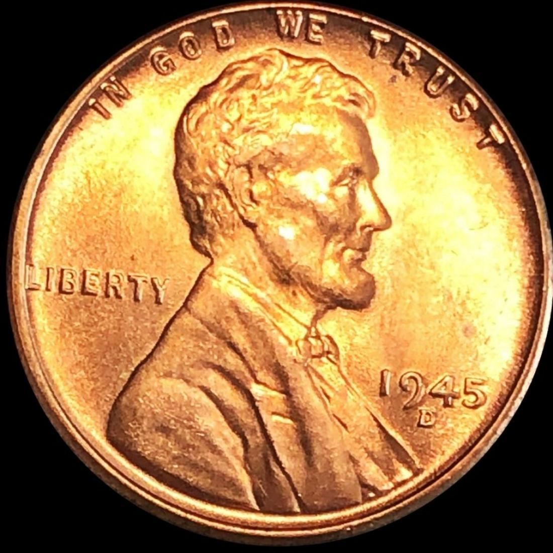1945-D Lincoln Wheat Penny UNCIRCULATED: 1945-D Lincoln Wheat Penny UNCIRCULATED