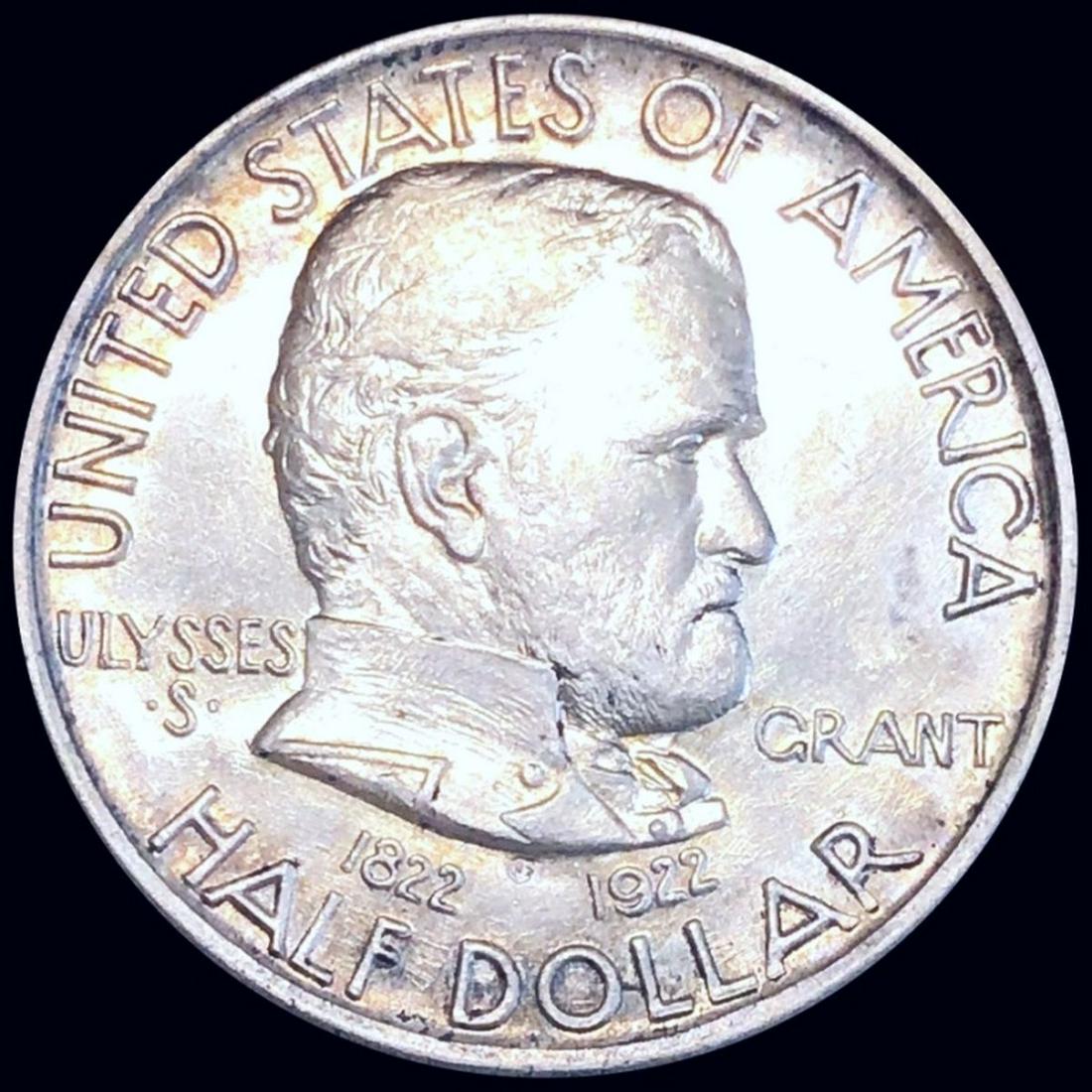 1922 Ulysses S. Grant Half Dollar CLOSELY UNC: 1922 Ulysses S. Grant Half Dollar CLOSELY UNC