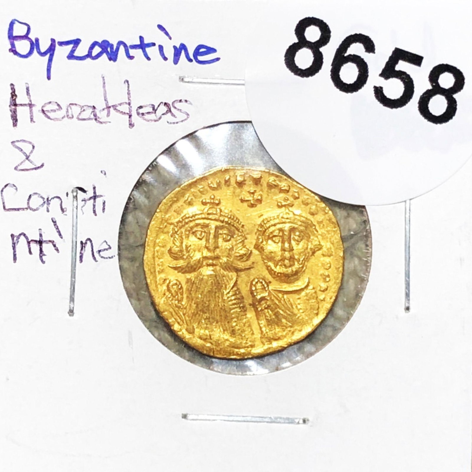 Byzantine Heraclius Gold Coin UNCIRCULATED: Byzantine Heraclius Gold Coin UNCIRCULATED