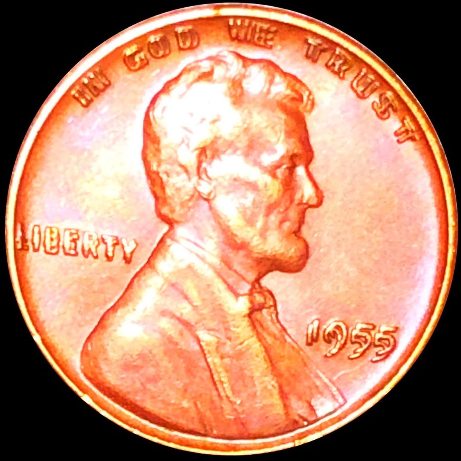 1955/55 DDO Lincoln Wheat Penny CLOSELY UNC: 1955/55 DDO Lincoln Wheat Penny CLOSELY UNC