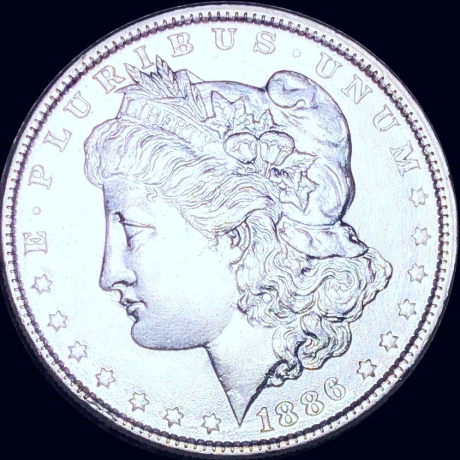 1886 Morgan Silver Dollar UNCIRCULATED: 1886 Morgan Silver Dollar UNCIRCULATED