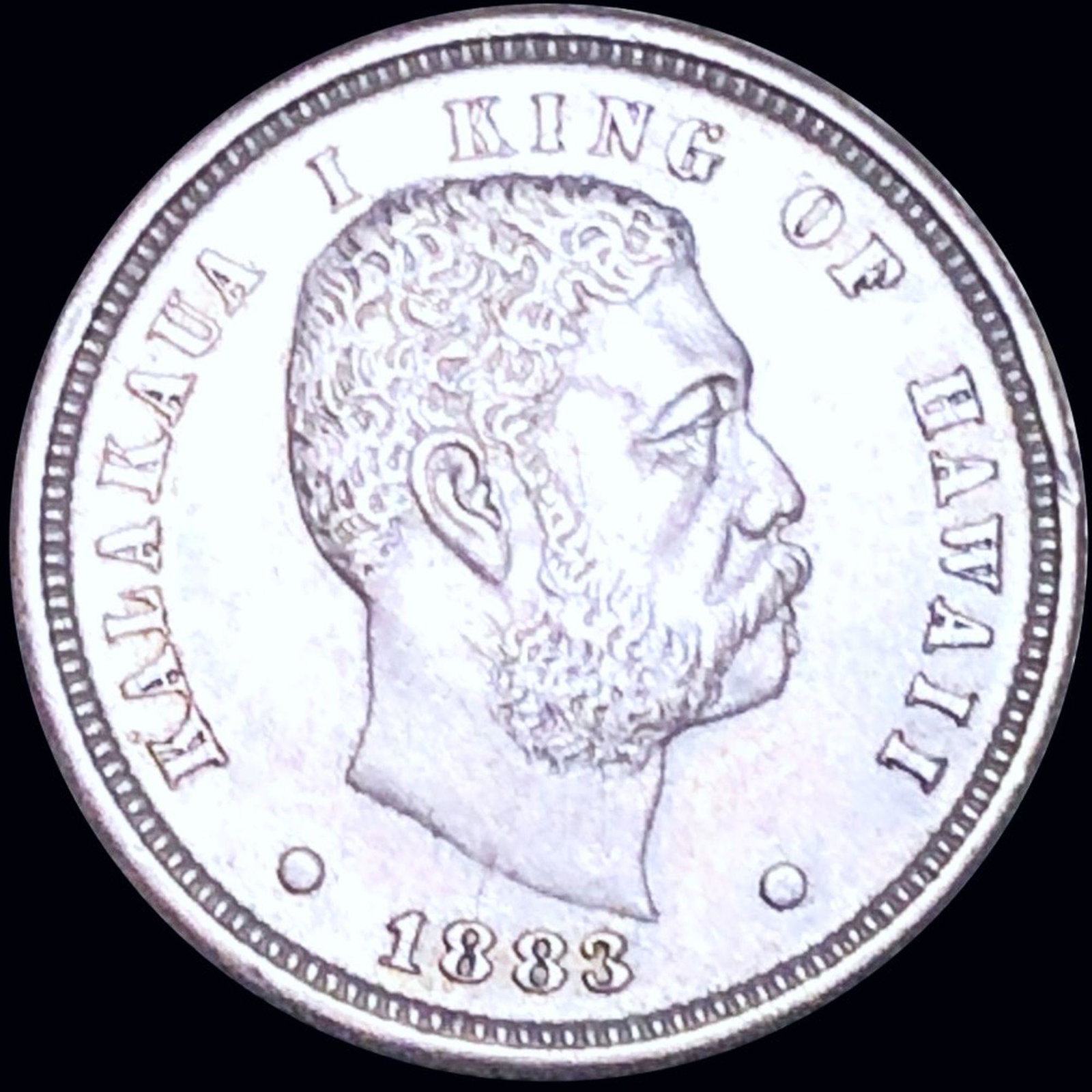 1883 Kingdom Of Hawaii Silver Dime UNCIRCULATED: 1883 Kingdom Of Hawaii Silver Dime UNCIRCULATED