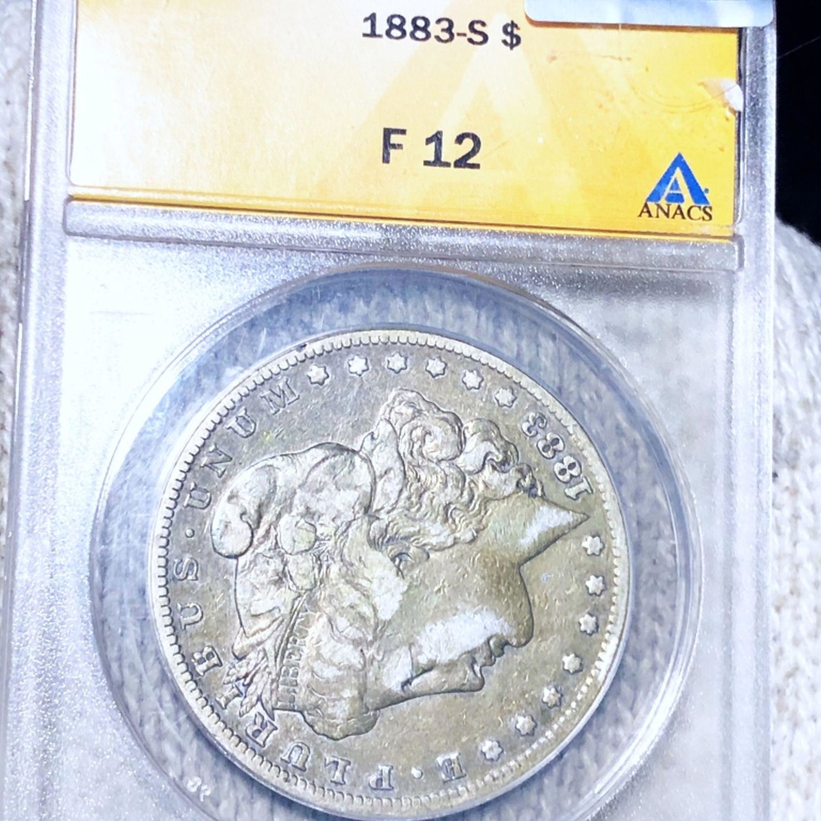 1883-S Morgan Silver Dollar ANACS - F12: 1883-S Morgan Silver Dollar ANACS - F12