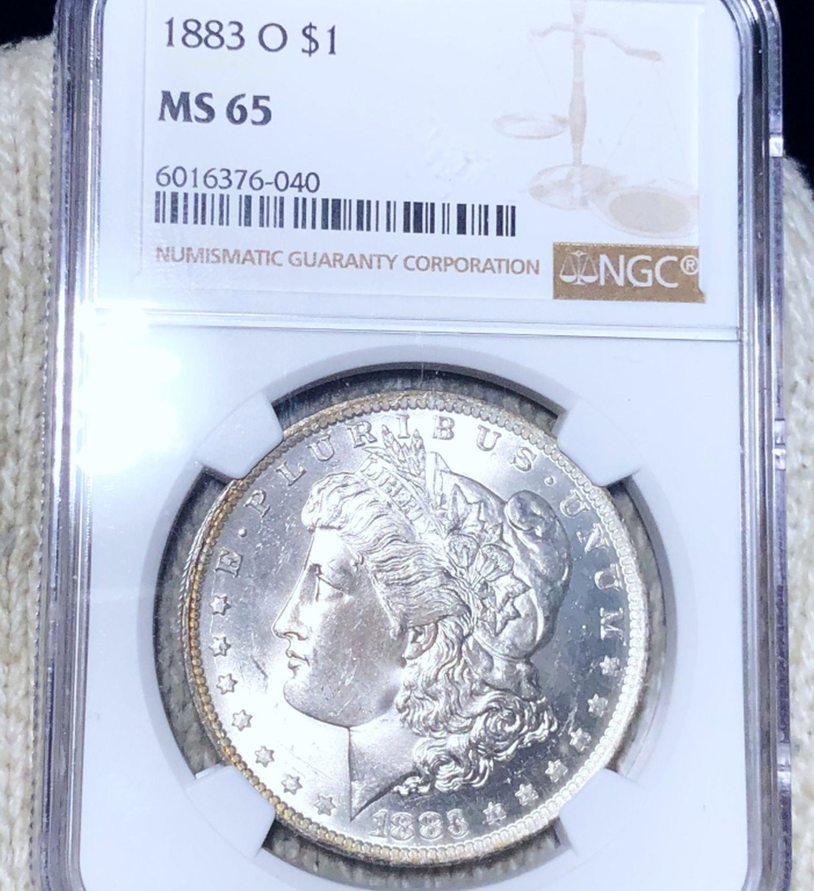 1883-O Morgan Silver Dollar NGC - MS65: 1883-O Morgan Silver Dollar NGC - MS65