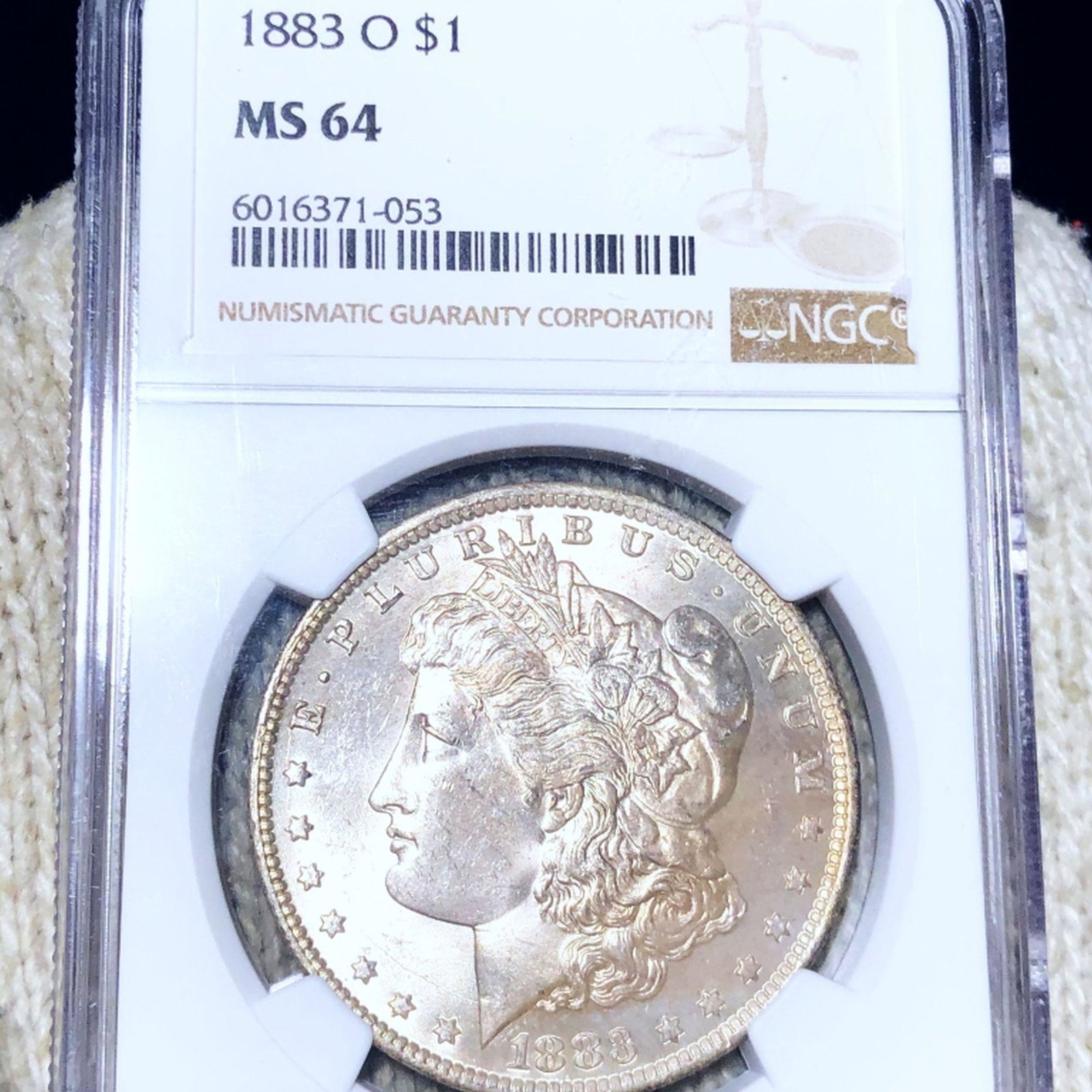 1883-O Morgan Silver Dollar NGC - MS64: 1883-O Morgan Silver Dollar NGC - MS64