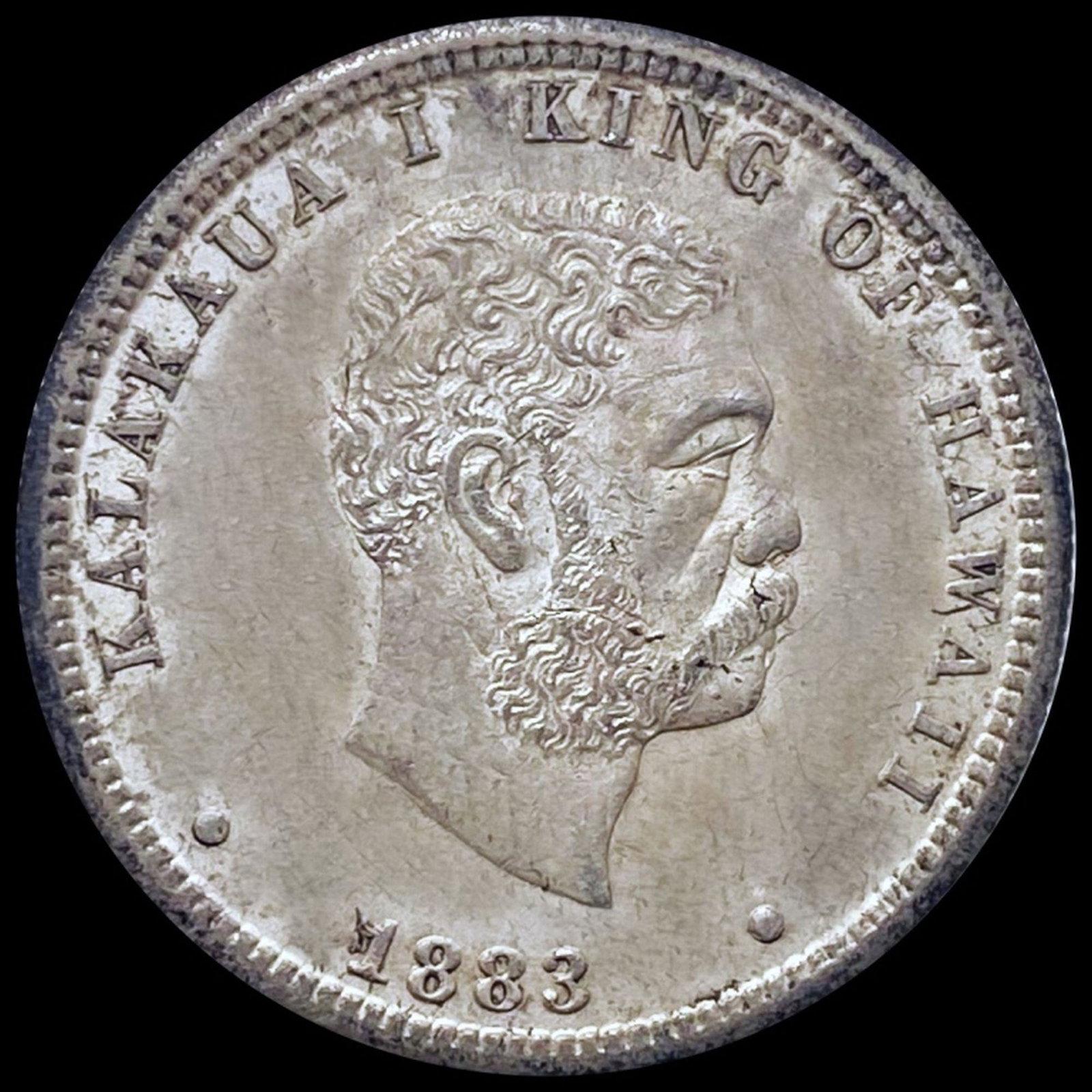 1883 Kingdom Of Hawaii Quarter UNCIRCULATED: 1883 Kingdom Of Hawaii Quarter UNCIRCULATED