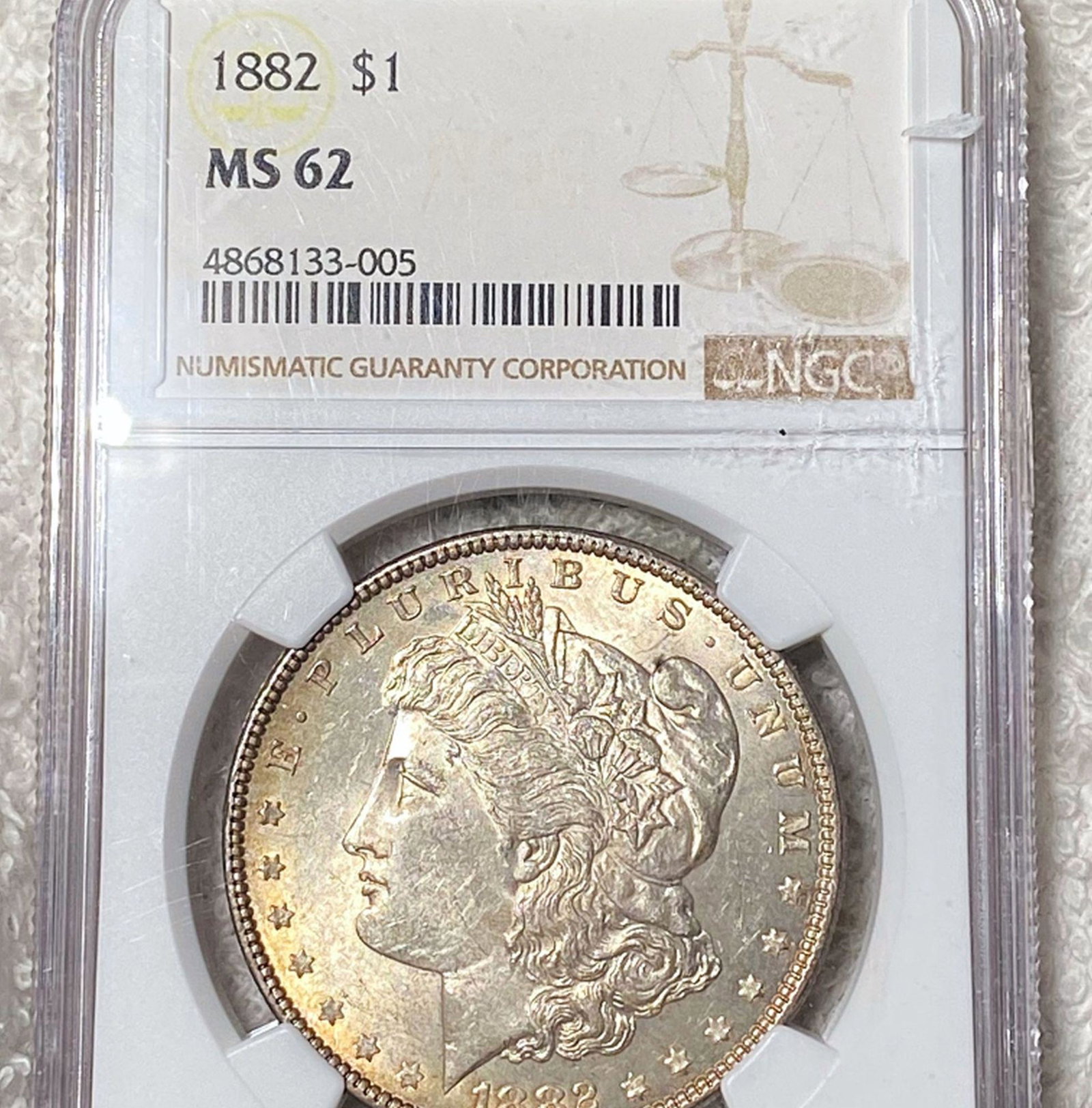 1883 Morgan Silver Dollar NGC - MS62: 1883 Morgan Silver Dollar NGC - MS62