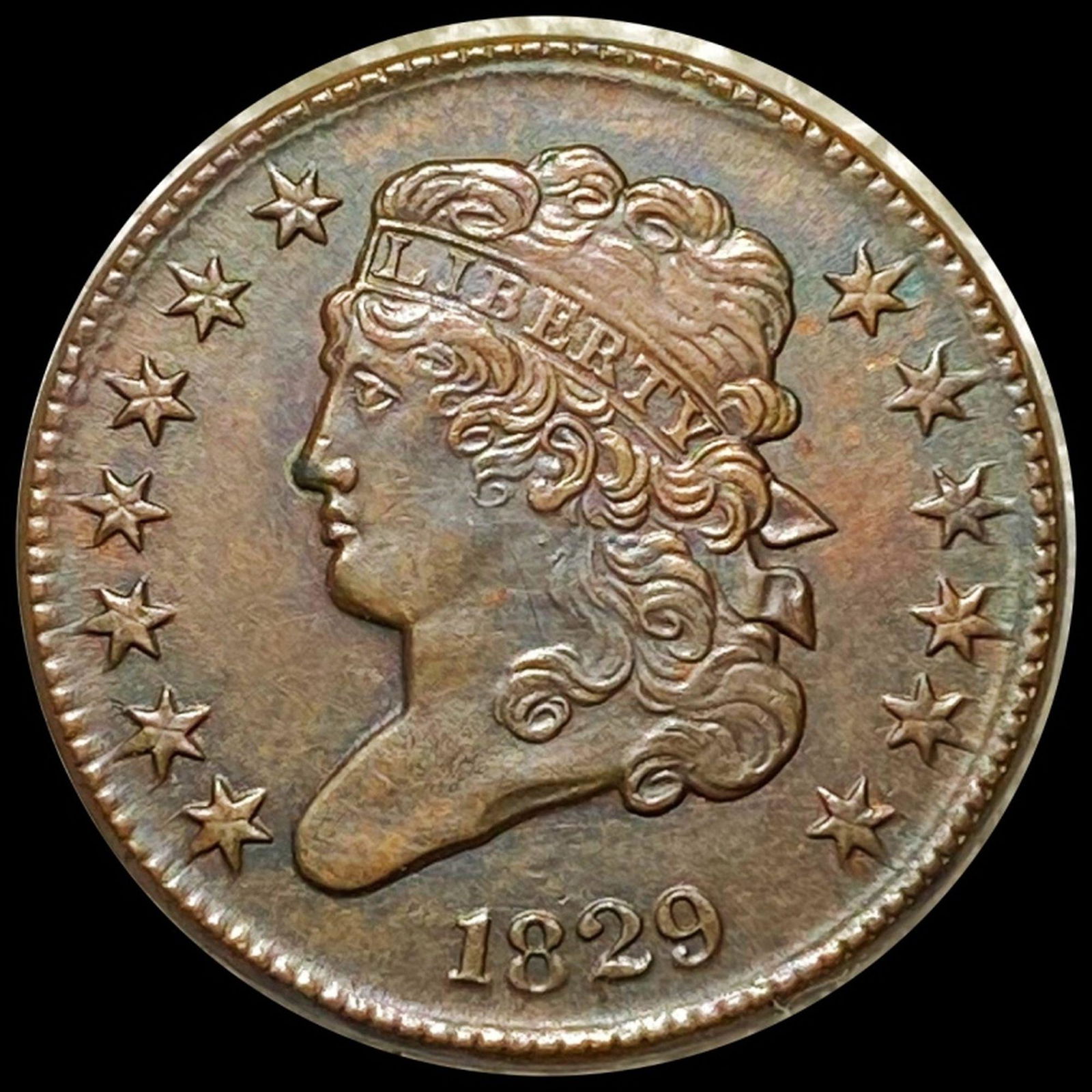 1829 Classic Head Half Cent UNCIRCULATED (1 of 2)