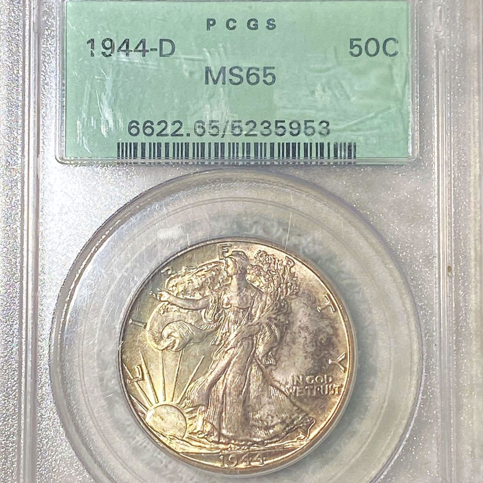 1944-D Walking Half Dollar PCGS - MS65 (1 of 2)