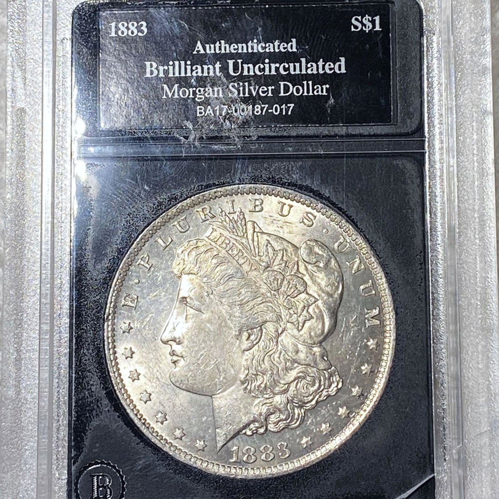 1883 Morgan Silver Dollar PCS - BU: 1883 Morgan Silver Dollar PCS - BU