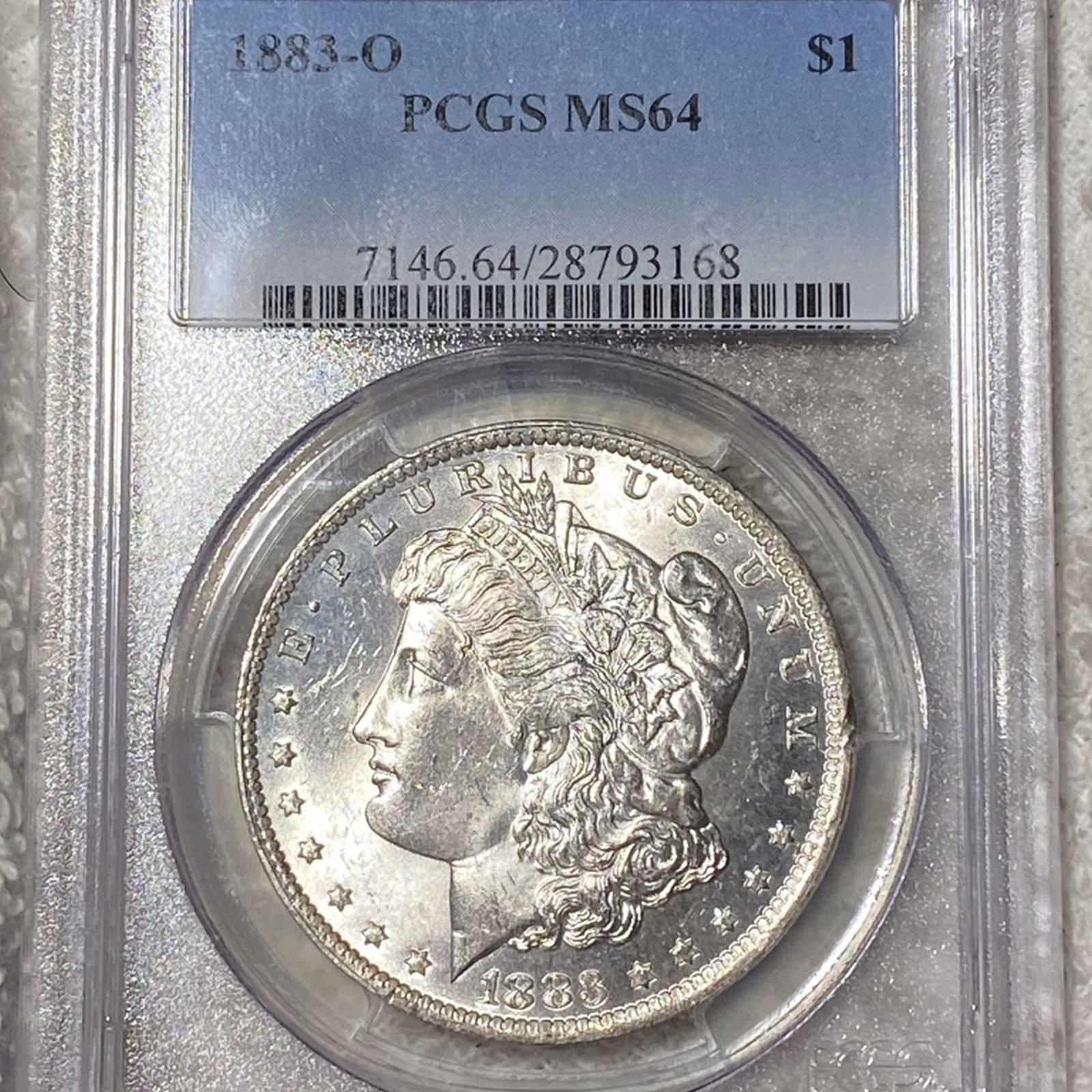 1883-O Morgan Silver Dollar PCGS - MS64: 1883-O Morgan Silver Dollar PCGS - MS64
