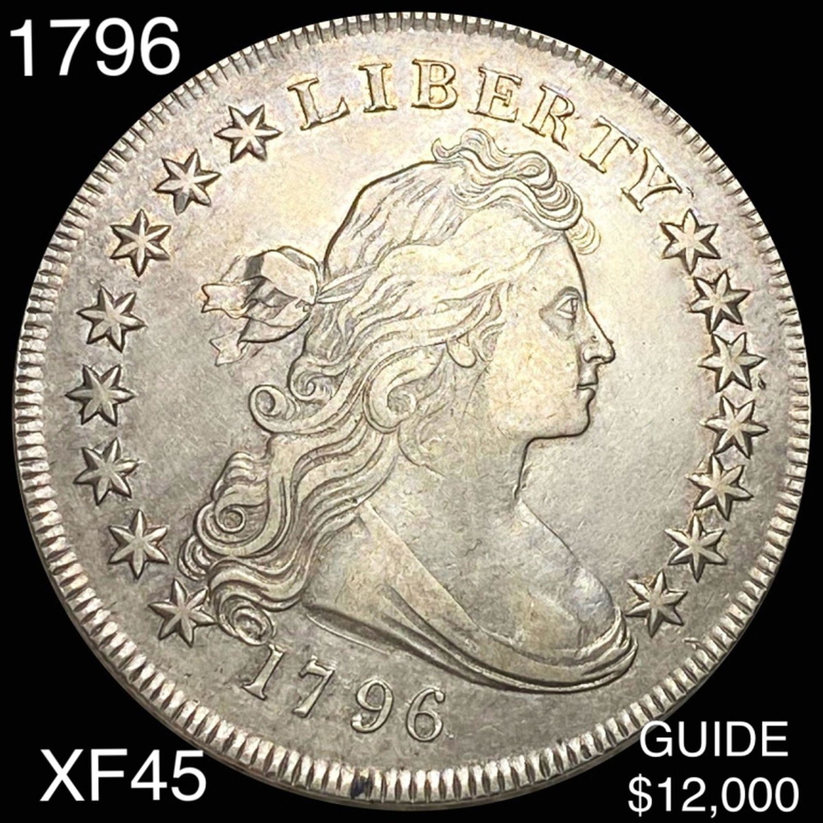 1796 Draped Bust Dollar LIGHTLY CIRCULATED: 1796 Draped Bust Dollar LIGHTLY CIRCULATED