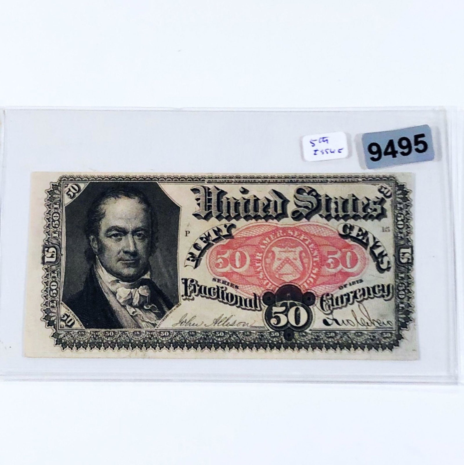 1864 United States Frac. 50c Bill CLOSE UNC: 1864 United States Frac. 50c Bill CLOSE UNC
