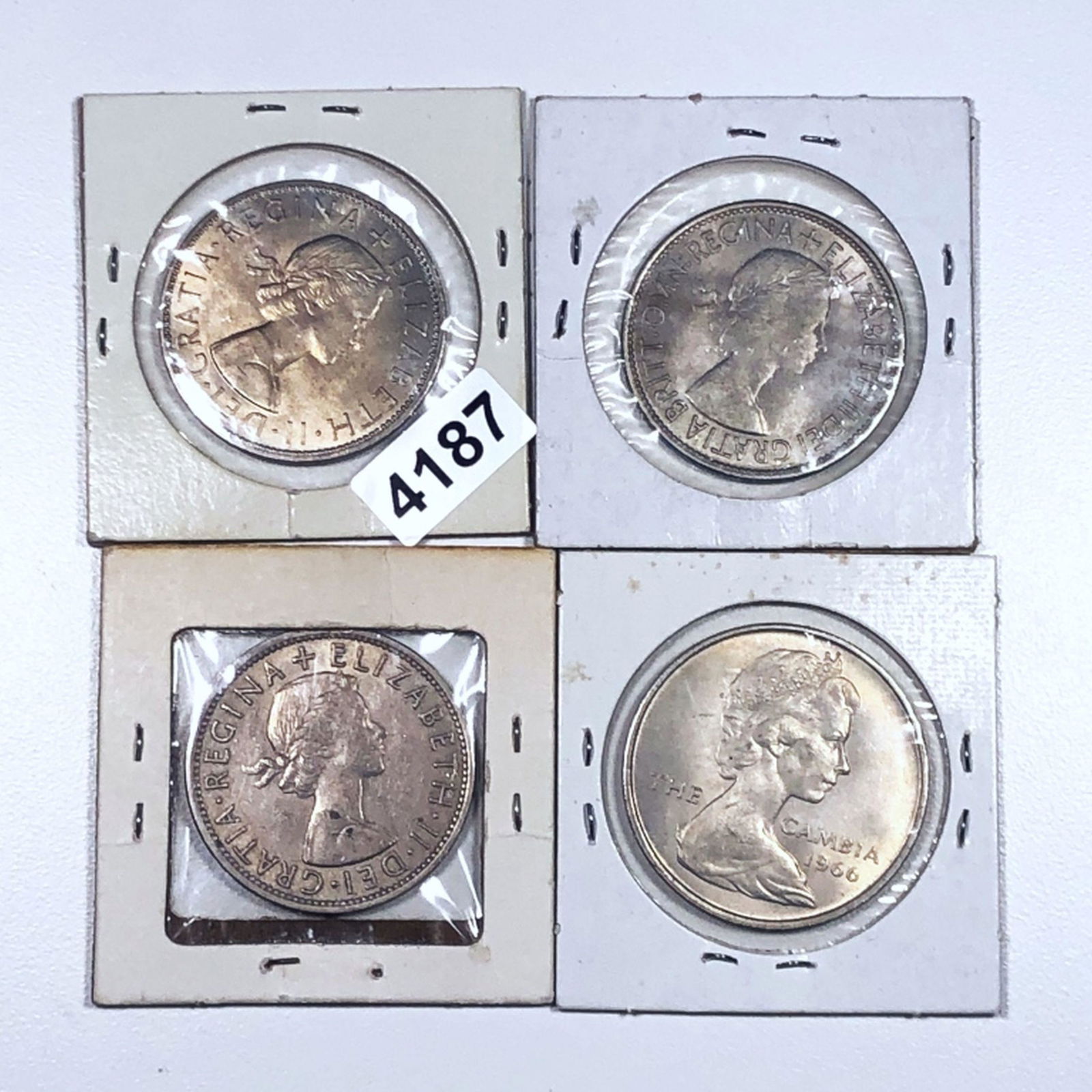 (4) Great Britain Silver Coins UNCIRCULATED (1 of 2)