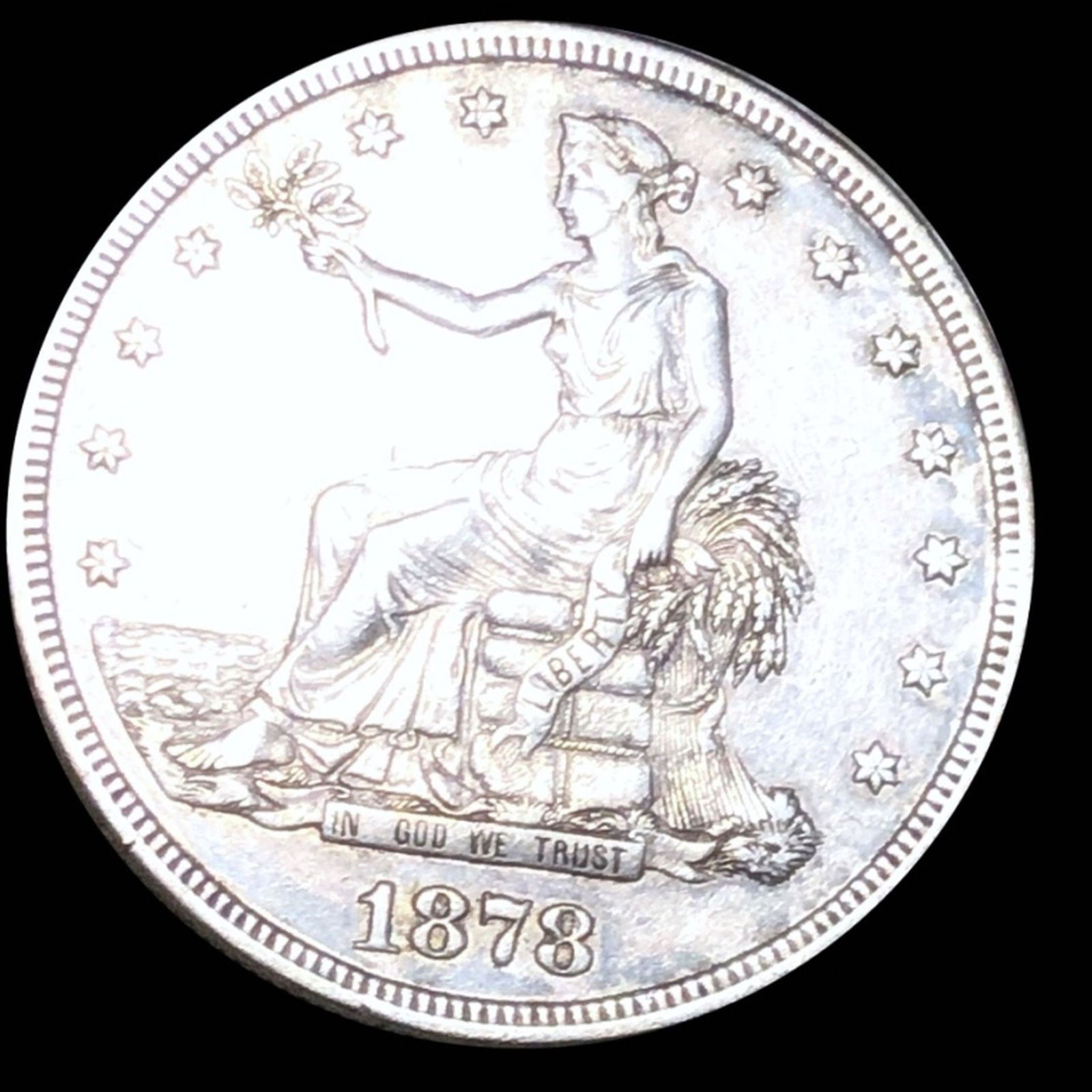 1878-S Silver Trade Dollar CLOSELY UNCIRCULATED (1 of 2)