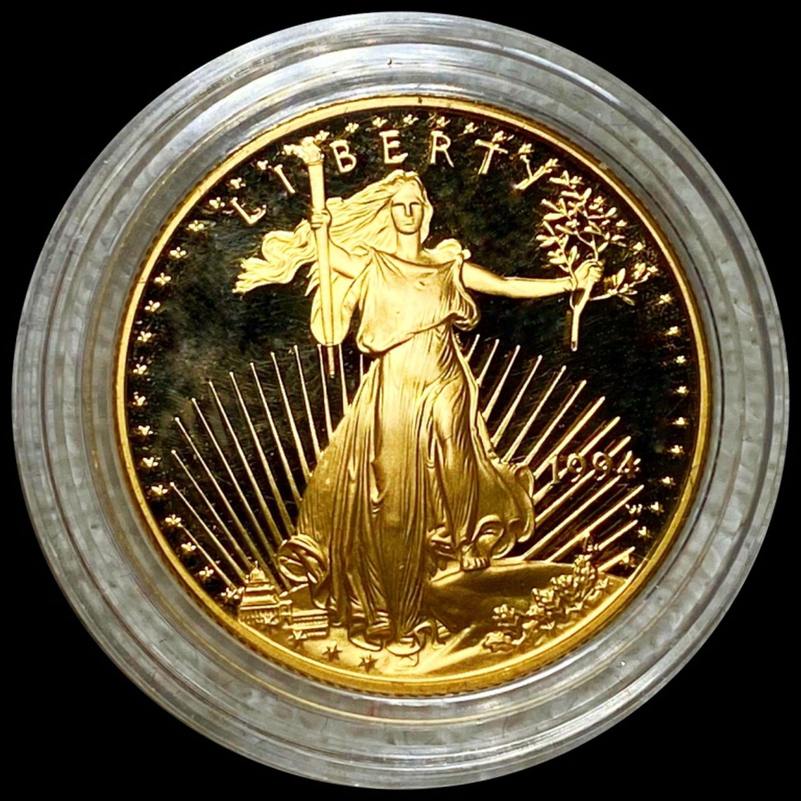 1994 $25 Gold Eagle SUPERB GEM PROOF 1/2 Oz (1 of 2)