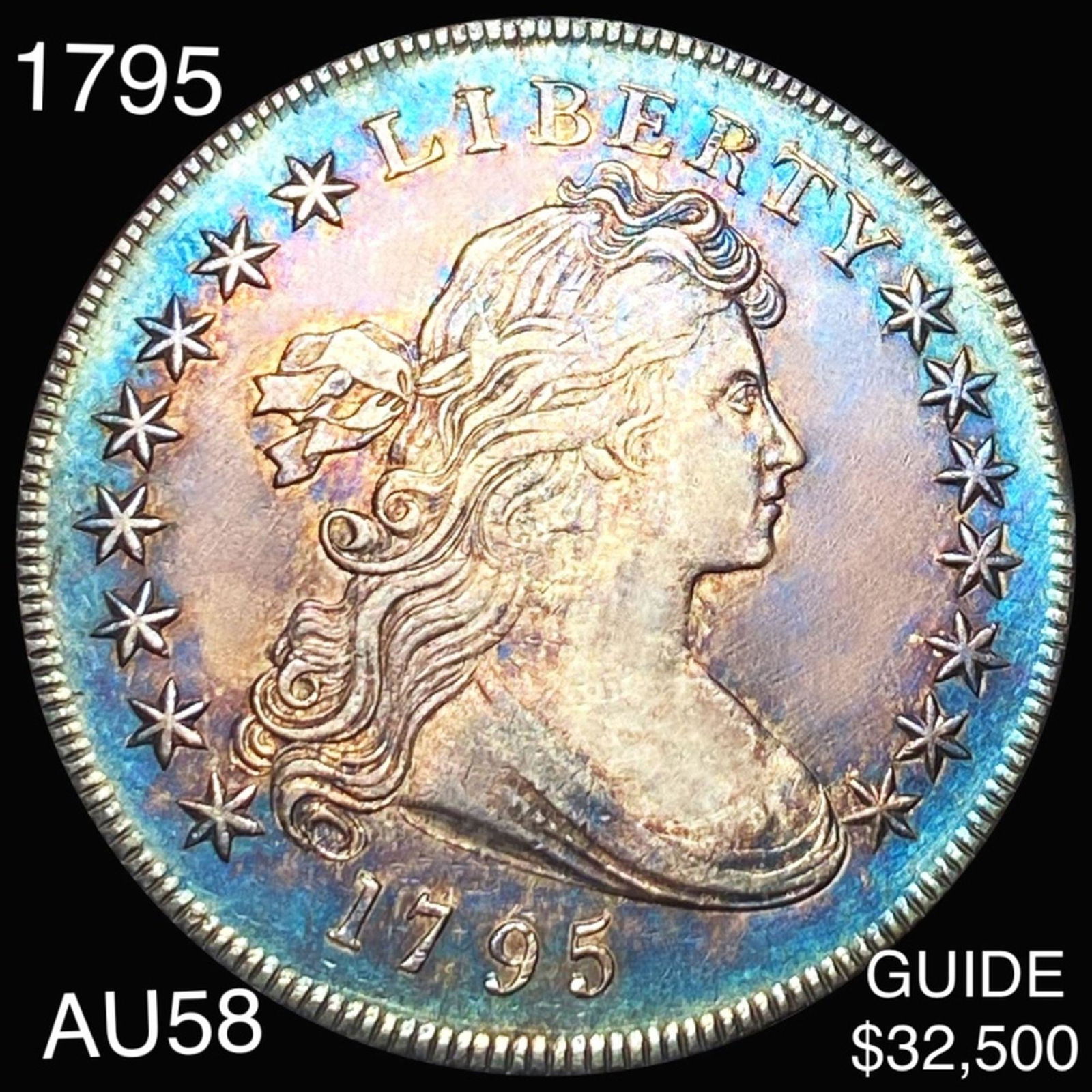 1795 Draped Bust Dollar CHOICE AU (1 of 2)