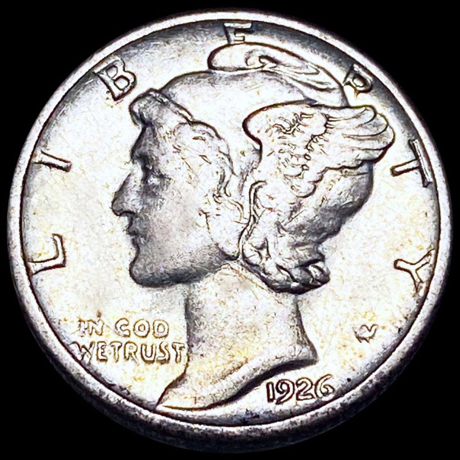 1926-S Mercury Silver Dime NEARLY UNCIRCULATED (1 of 2)