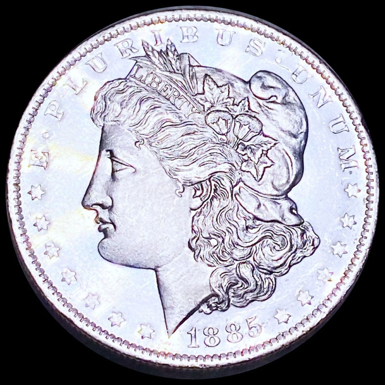 1885-O Morgan Silver Dollar CHOICE BU DMPL (1 of 2)