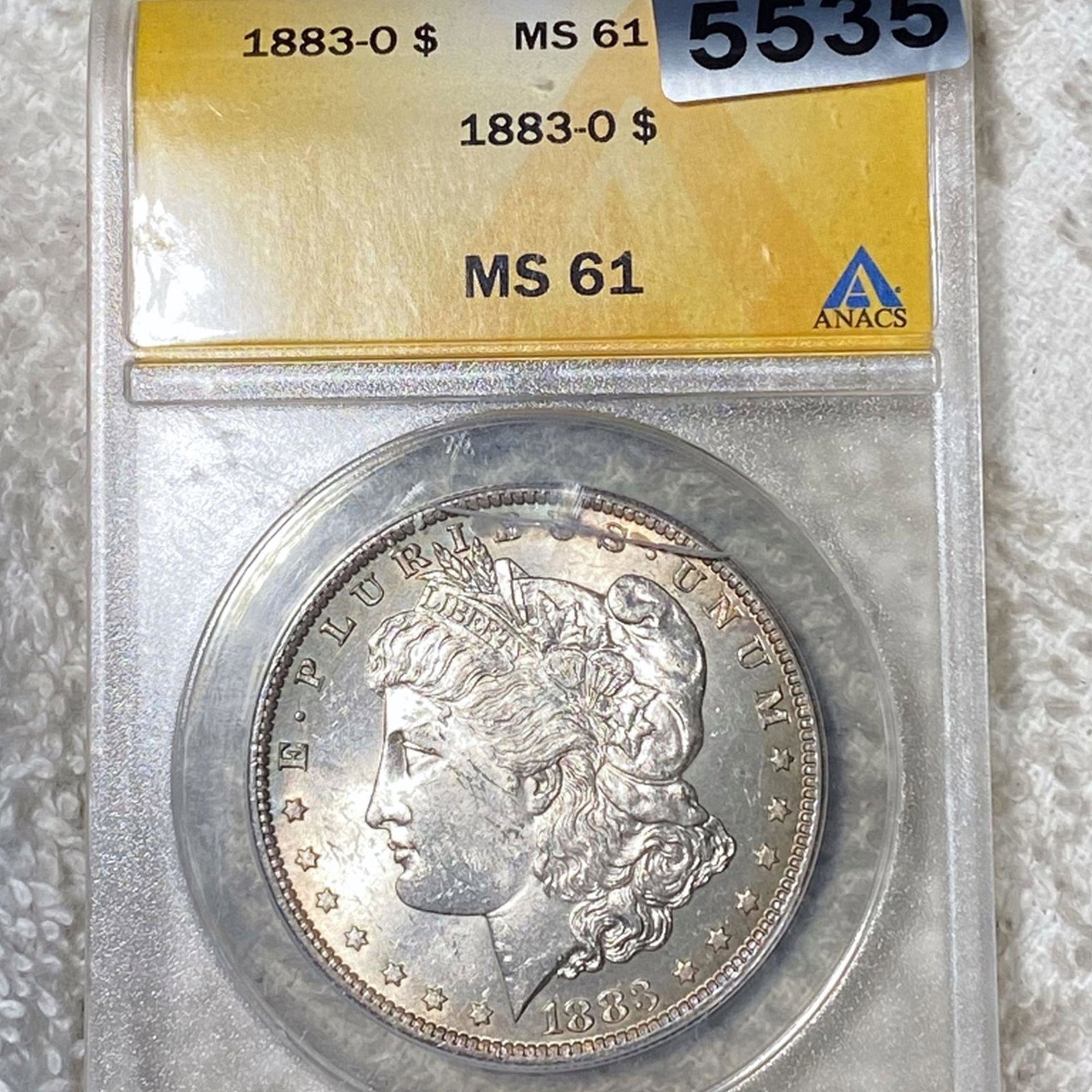 1883-O Morgan Silver Dollar ANACS - MS61: 1883-O Morgan Silver Dollar ANACS - MS61