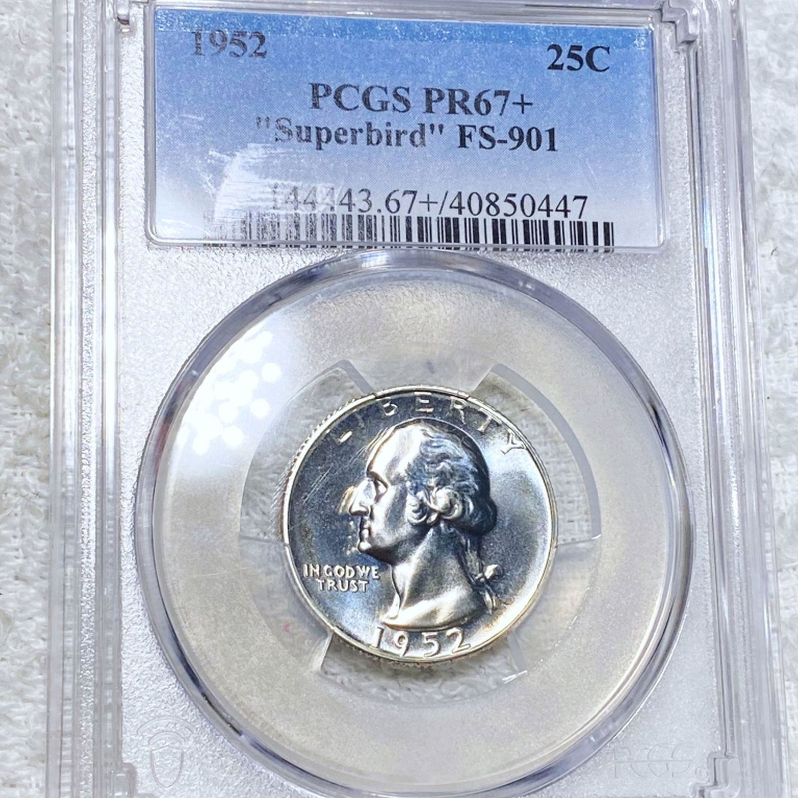 1952 Washington Quarter PCGS - PR67+ SUPERBIRD (1 of 2)
