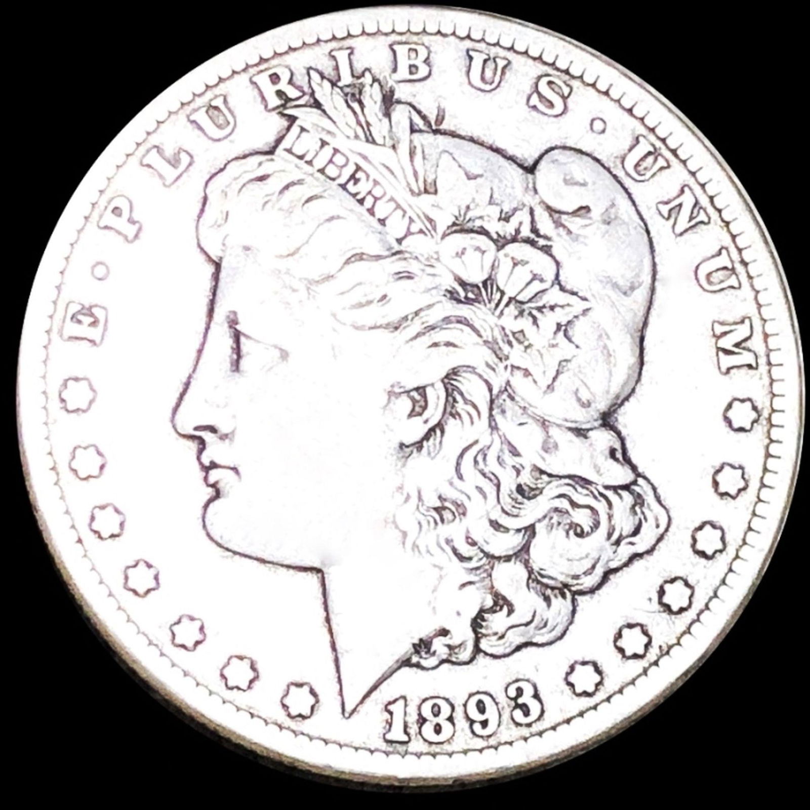 1893-CC Morgan Silver Dollar NICELY CIRCULATED (1 of 2)