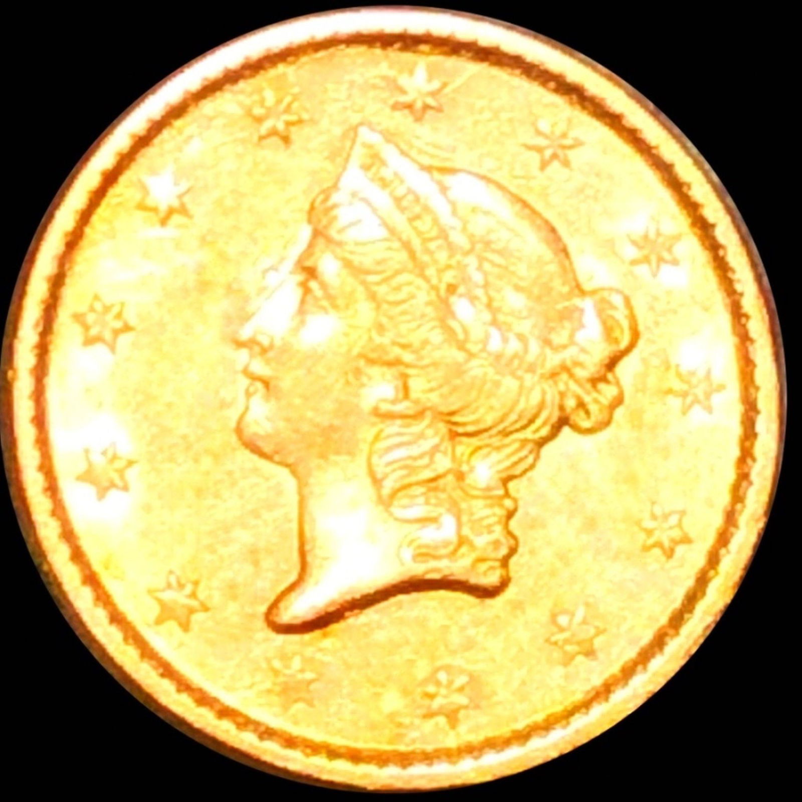 1853 Rare Gold Dollar UNCIRCULATED (1 of 2)