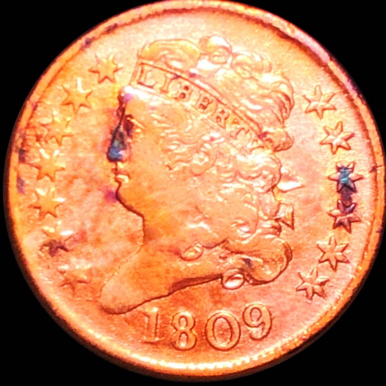 1809 Classic Head Half Cent LIGHTLY CIRCULATED (1 of 2)