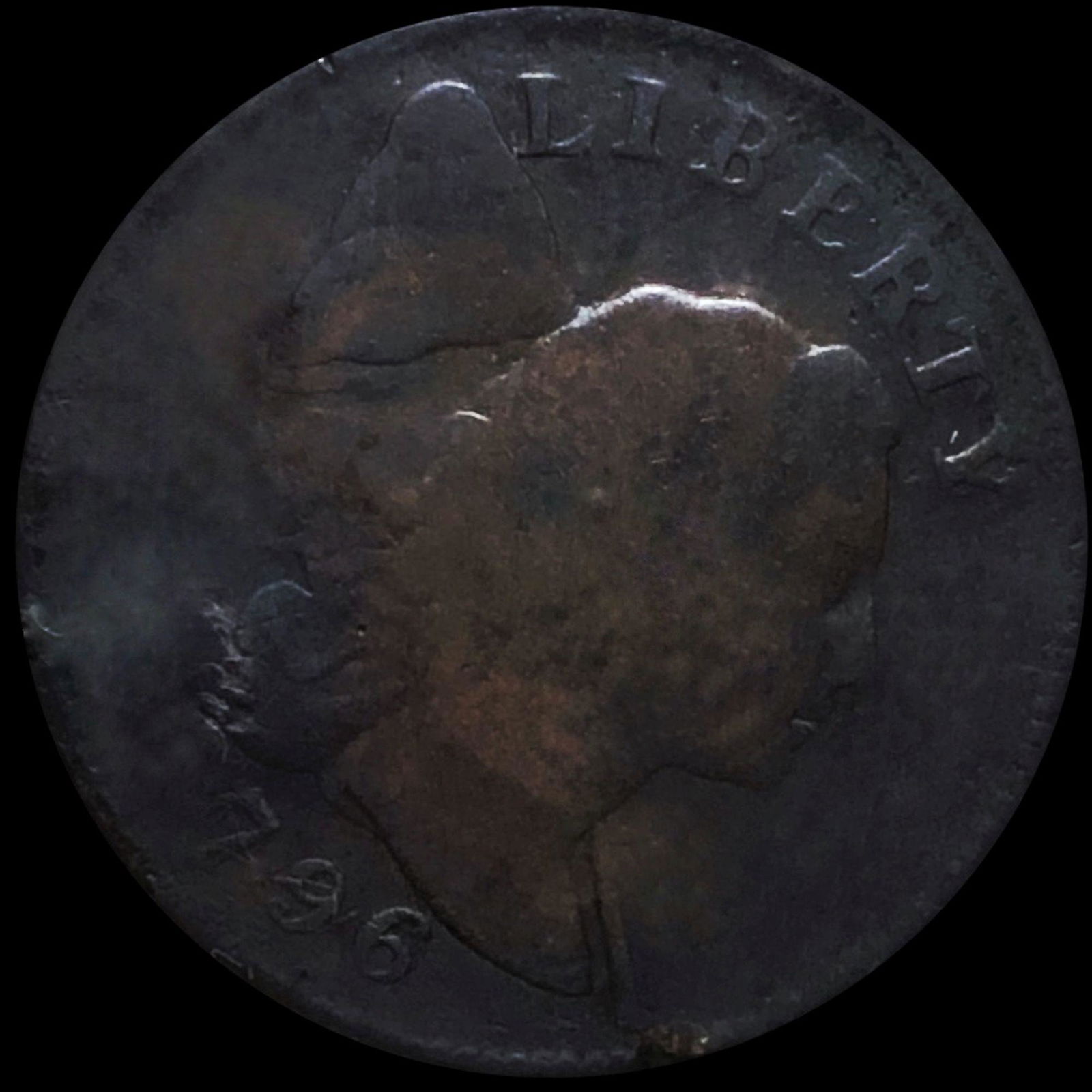 1796 Liberty Cap Large Cent NICELY CIRCULATED (1 of 2)