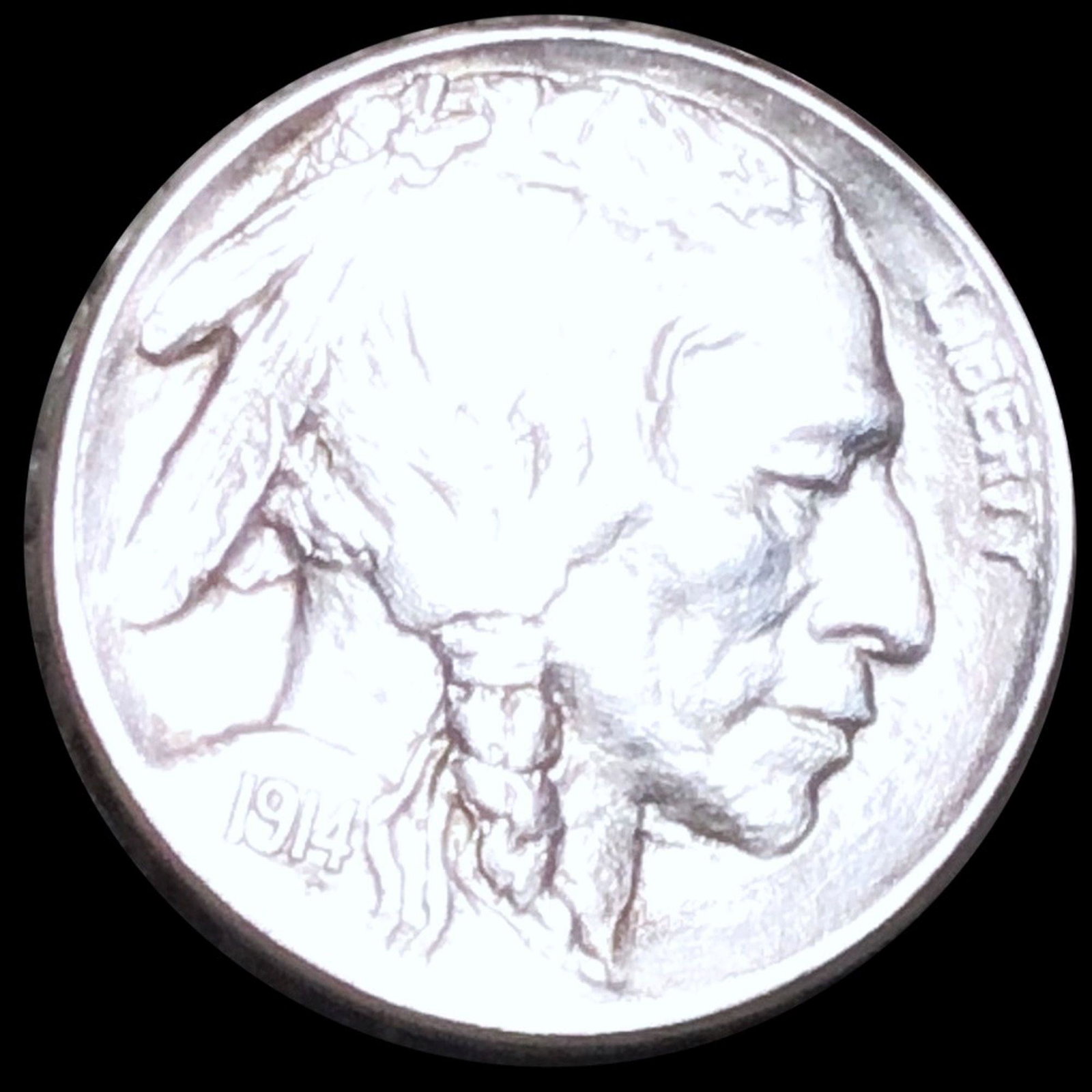 1914-S Buffalo Head Nickel NEARLY UNC (1 of 2)