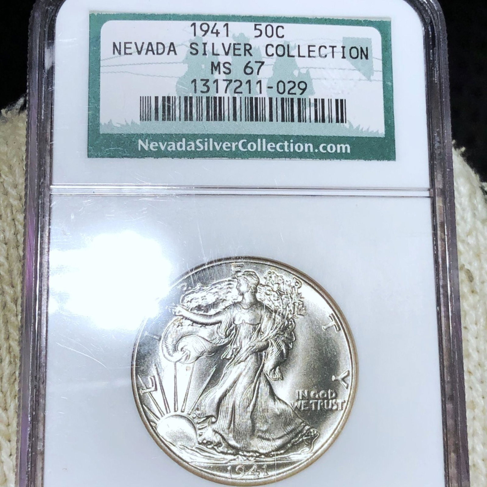 1941 Walking Half Dollar NGC - MS67 NEVADA (1 of 2)