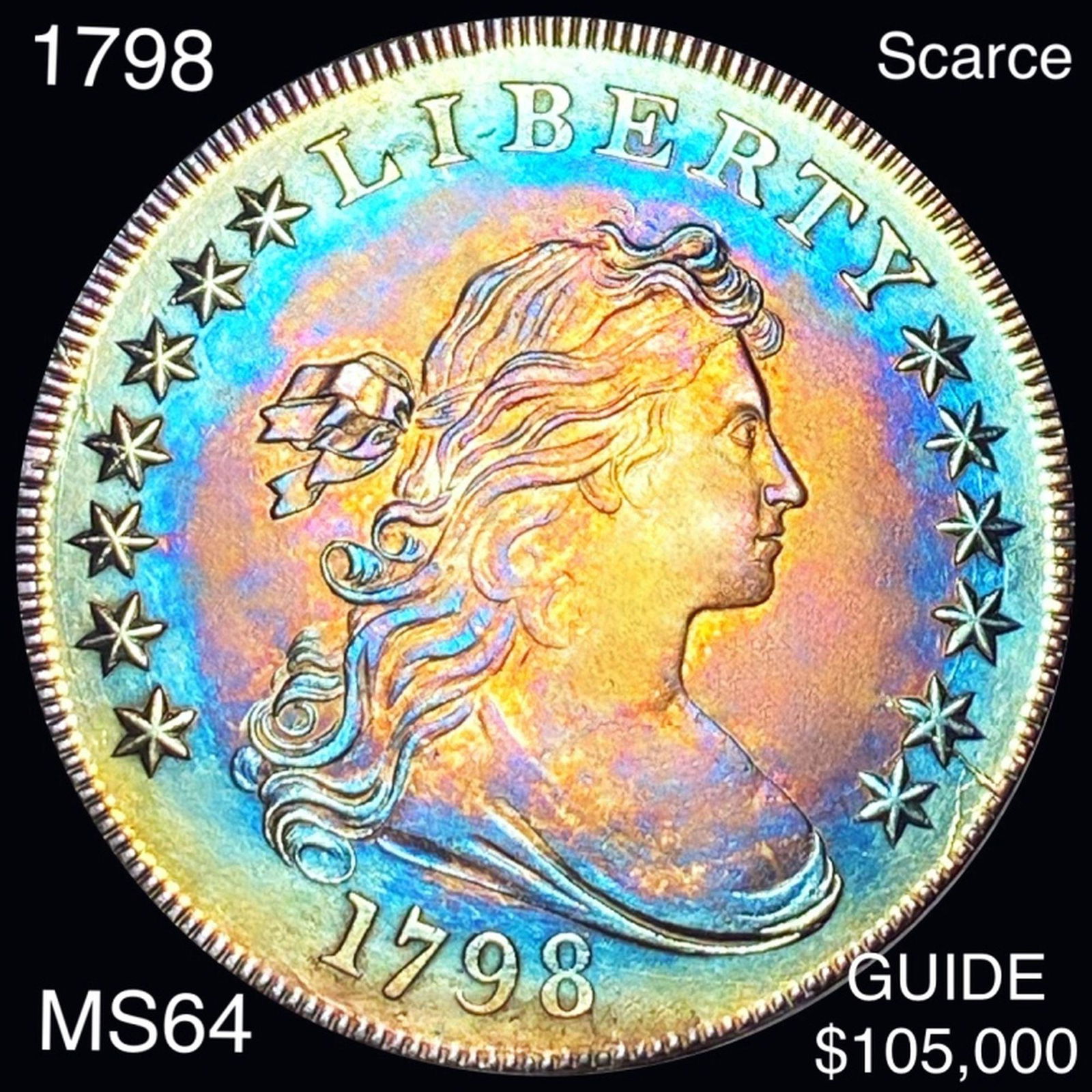 1798 Draped Bust Dollar CHOICE BU (1 of 2)