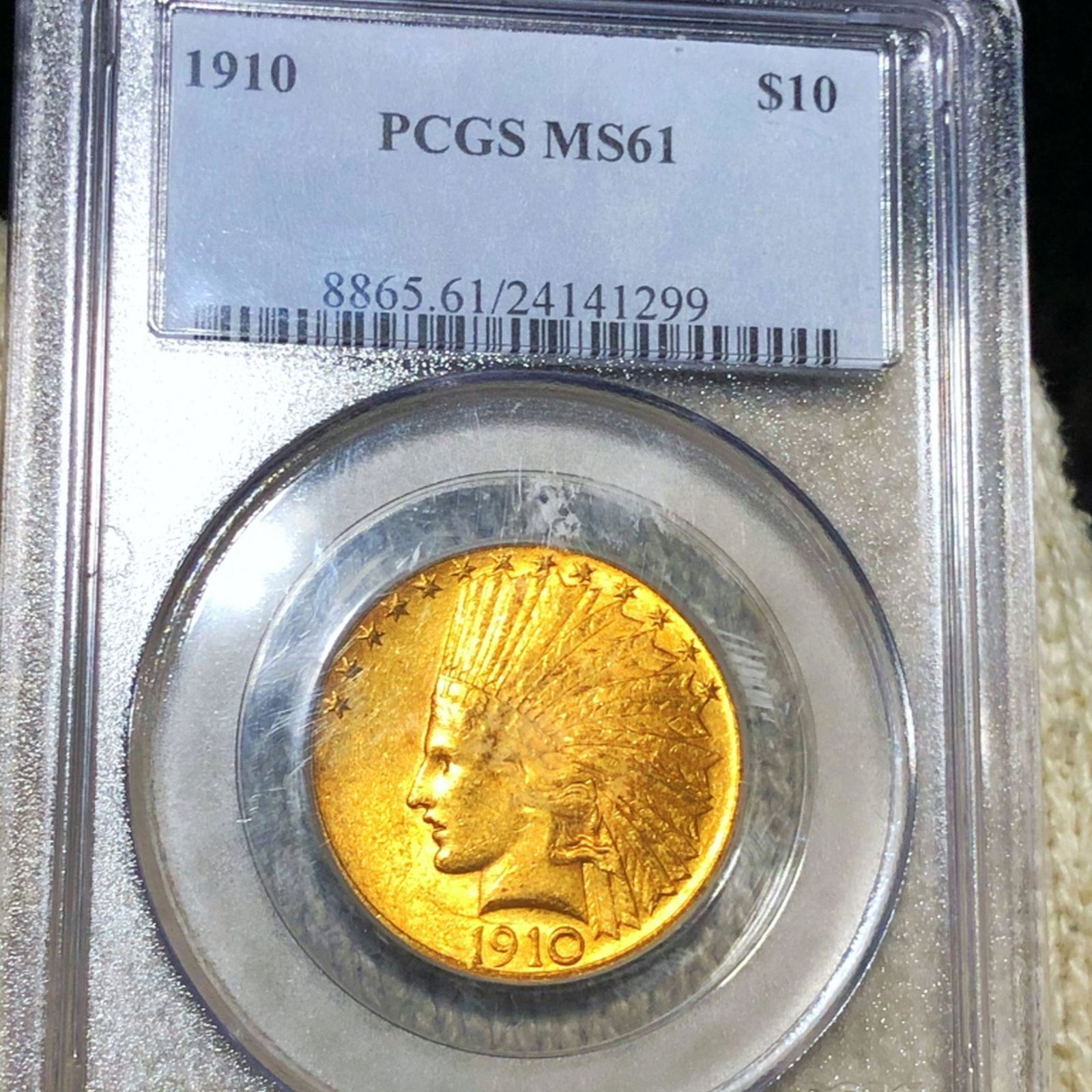 1910 $10 Gold Eagle PCGS - MS61 (1 of 2)