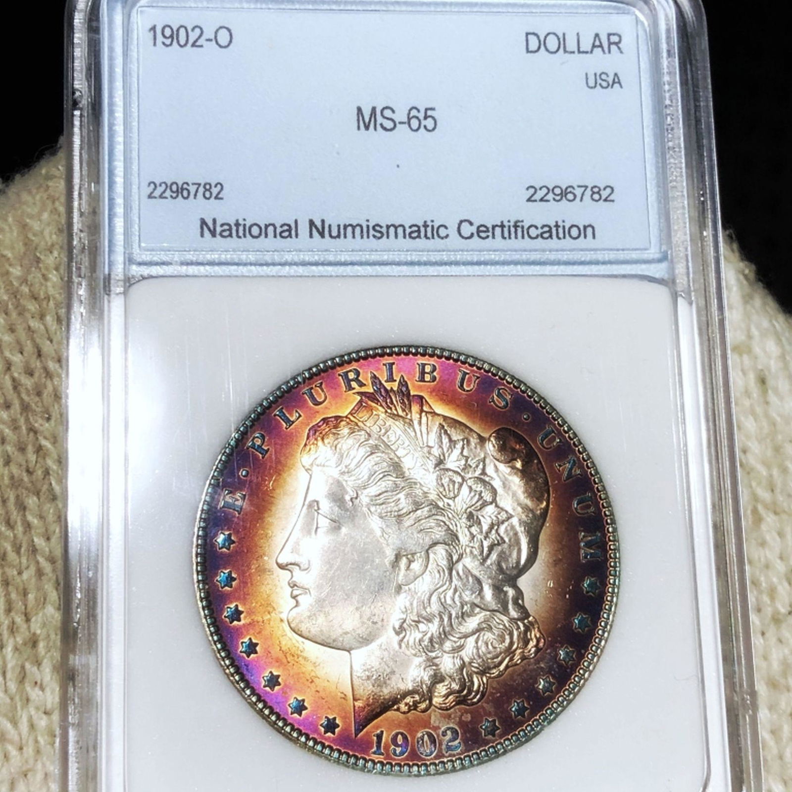 1902-O Morgan Silver Dollar NNC - MS65 (1 of 2)