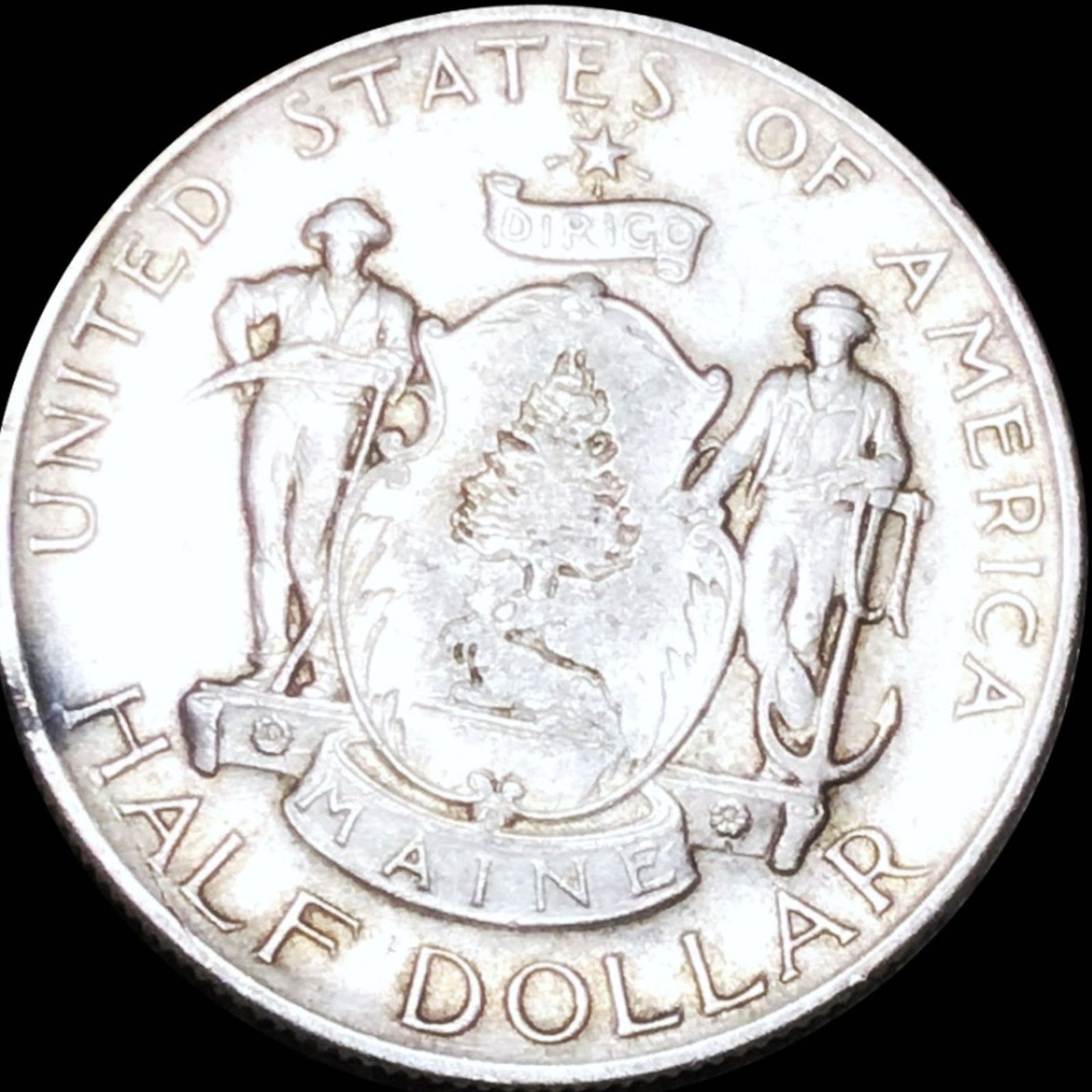 1920 Maine Half Dollar LIGHTLY CIRCULATED (1 of 2)