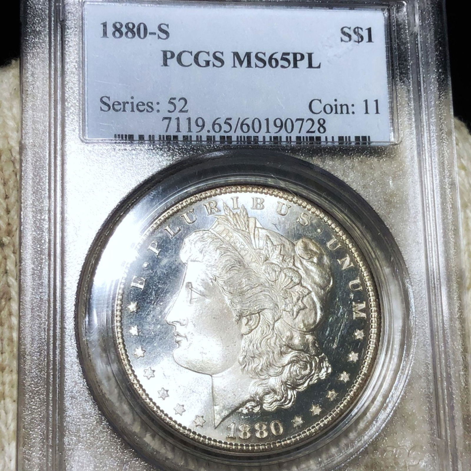 1880-S Morgan Silver Dollar PCGS - MS 65 PL (1 of 2)