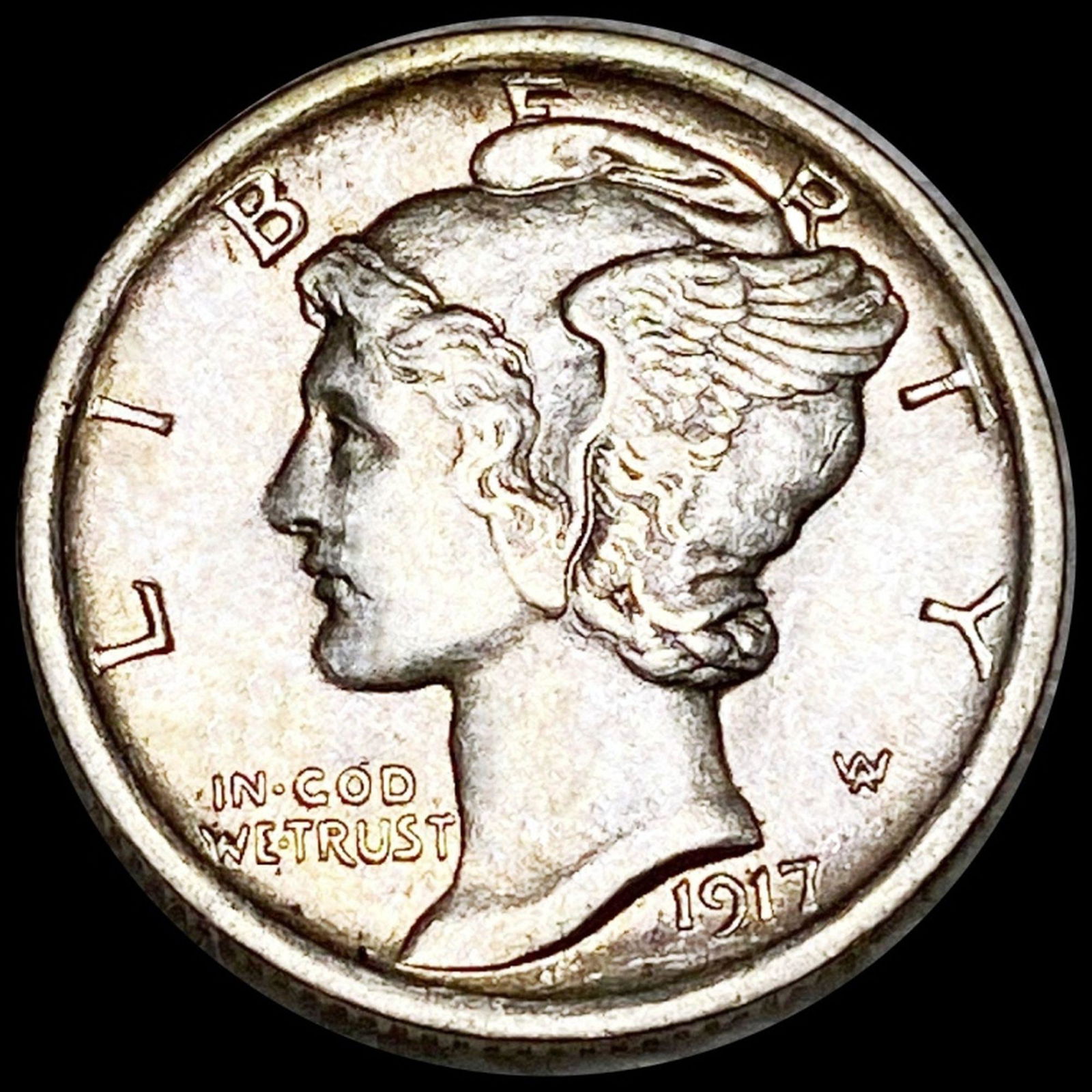 1917 Mercury Silver Dime UNCIRCULATED (1 of 2)