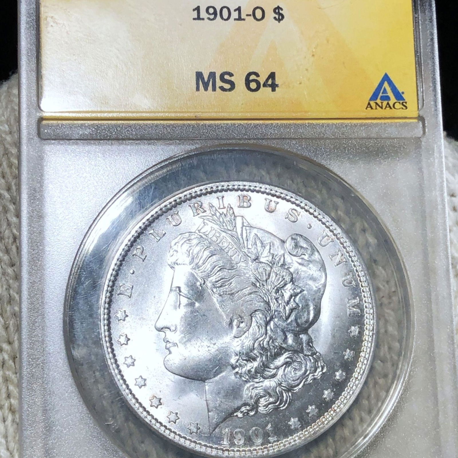 1901-O Morgan Silver Dollar ANACS - MS64 (1 of 2)