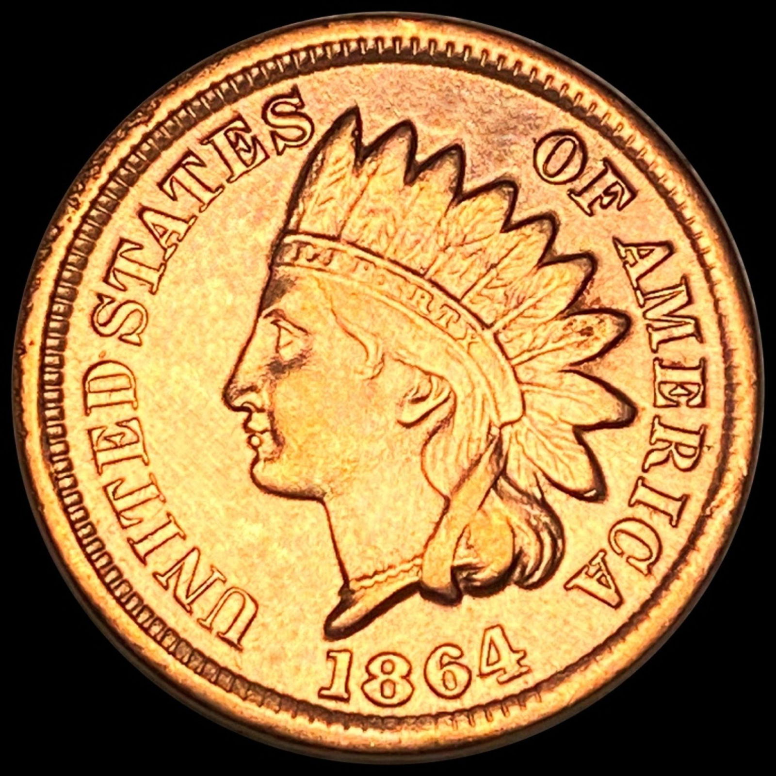 1864 "With L" Indian Head Penny UNCIRCULATED (1 of 2)