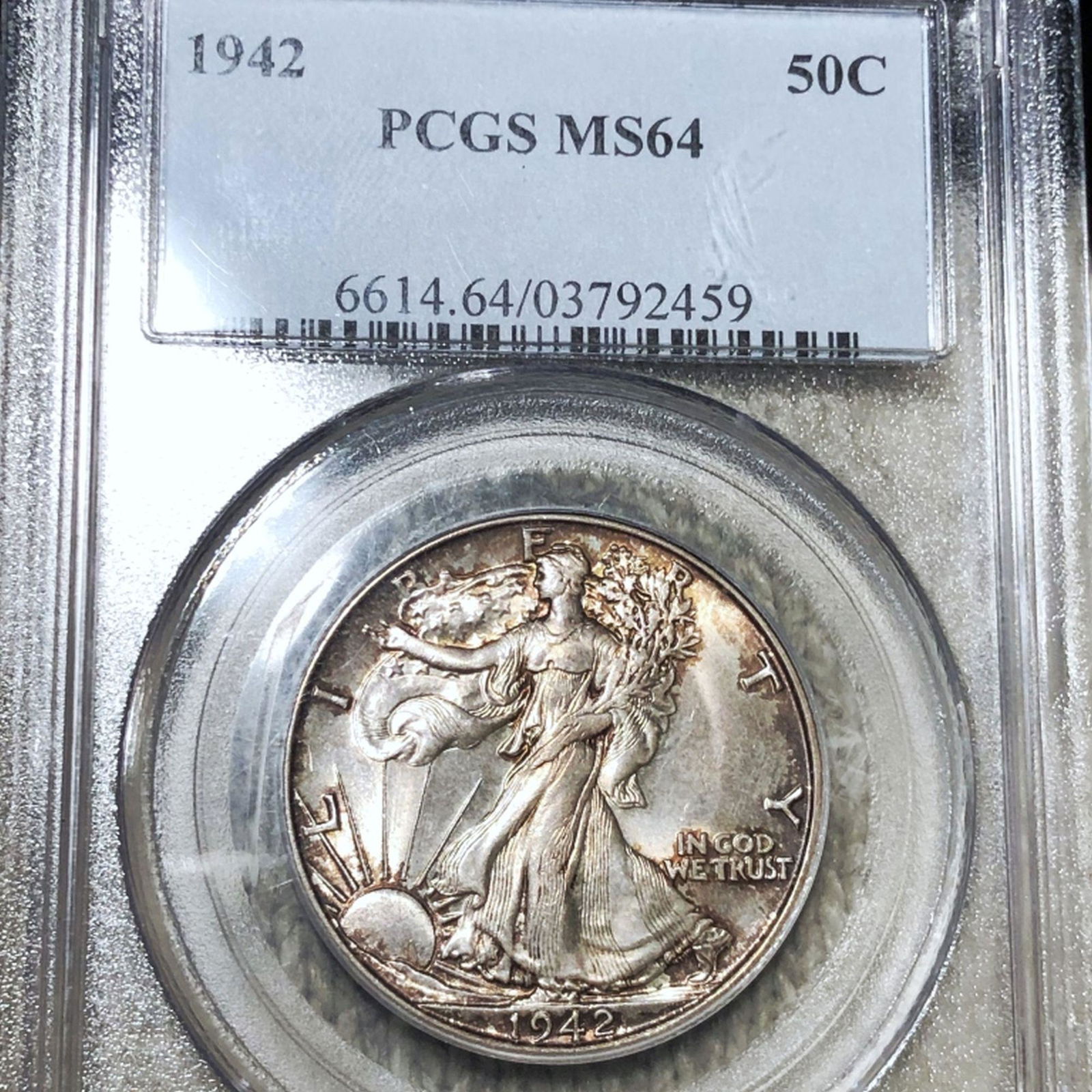 1942 Walking Half Dollar PCGS - MS64 (1 of 2)