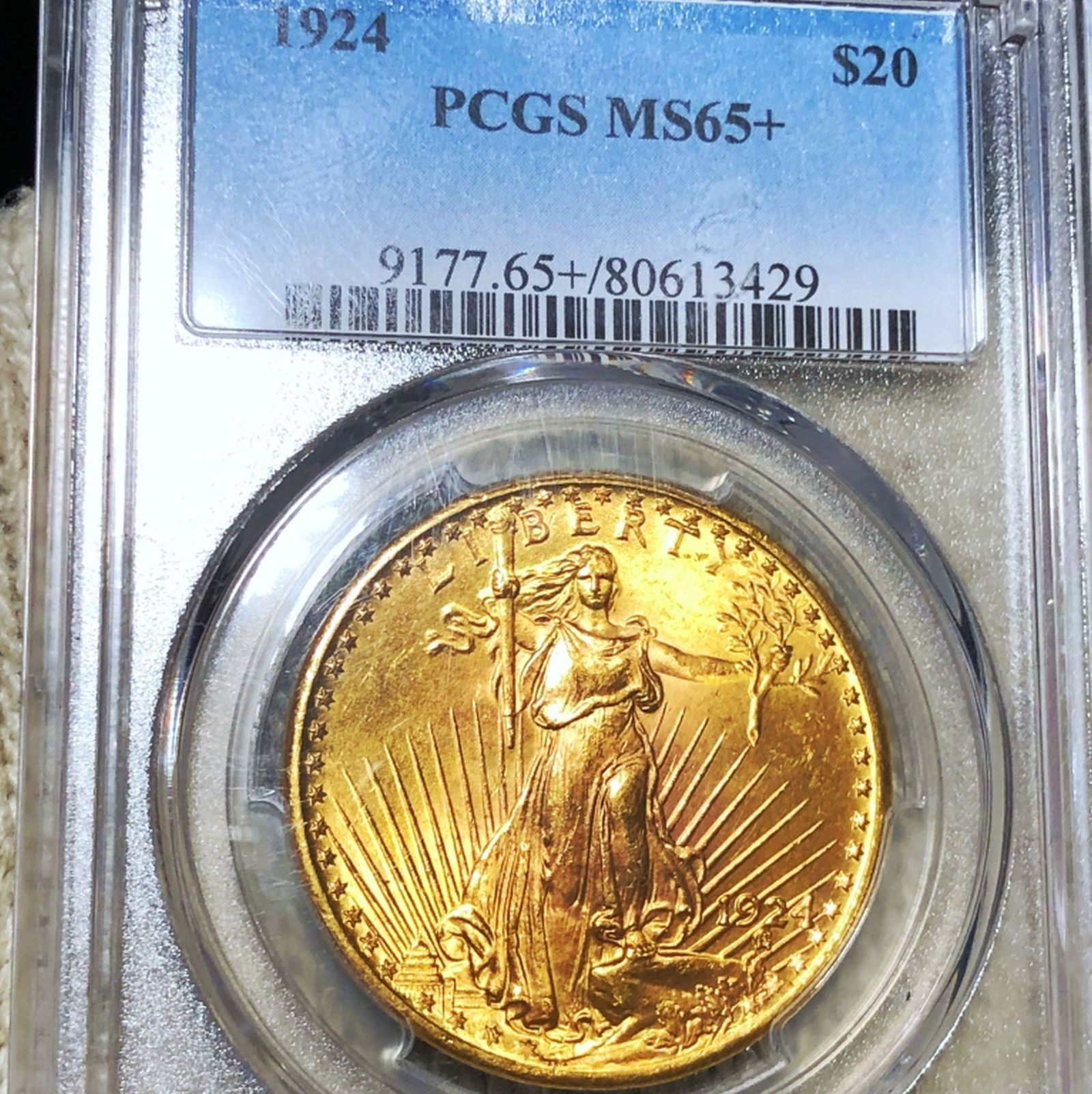 1924 $20 Gold Double Eagle PCGS - MS65+ (1 of 2)