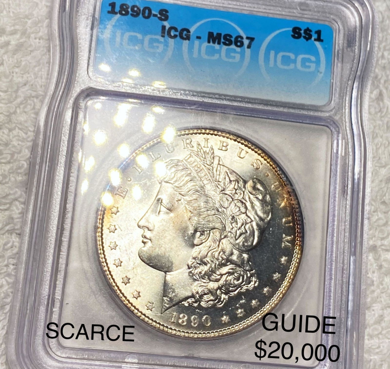 1890-S Morgan Silver Dollar ICG - MS67 (1 of 2)