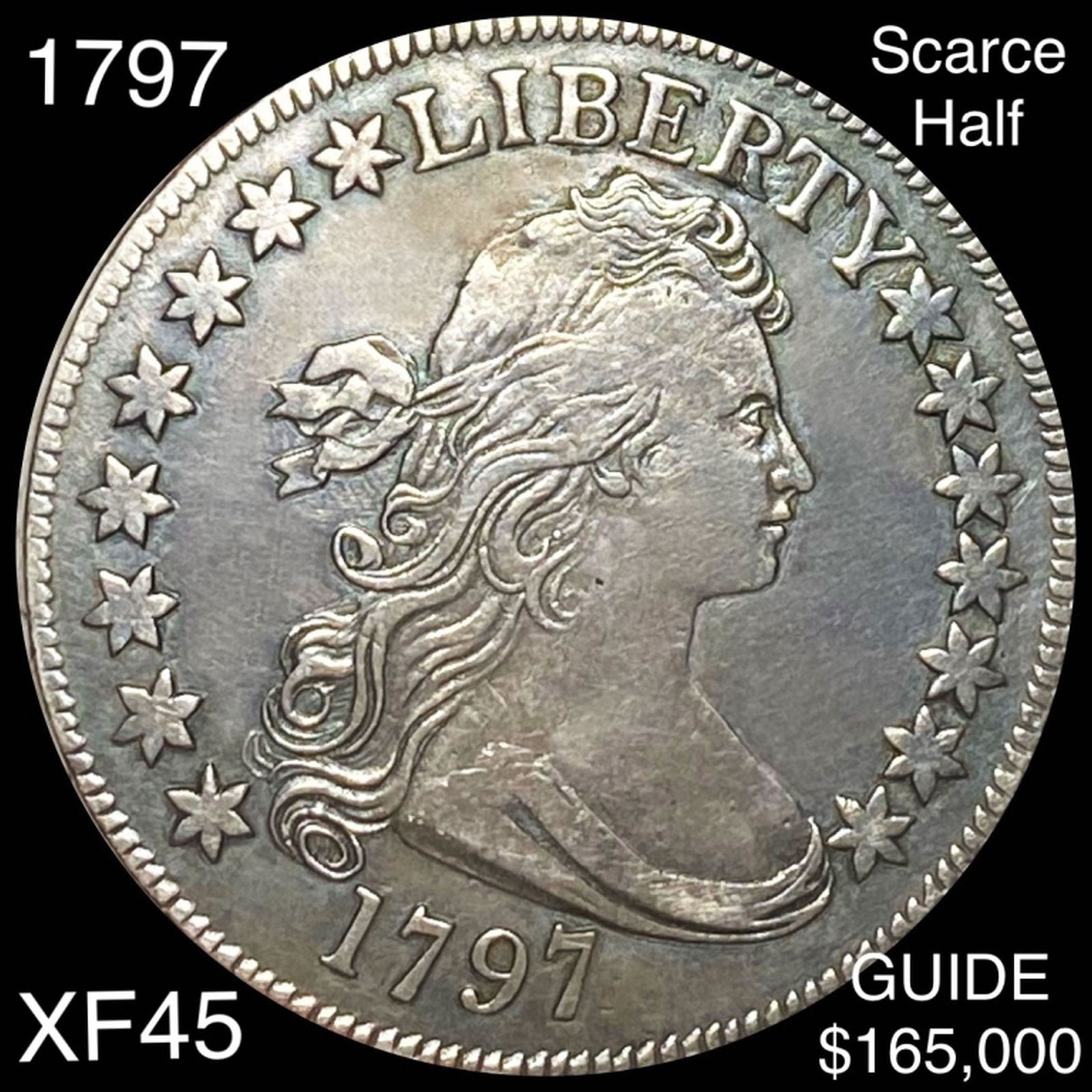 1797 Draped Bust Half Dollar LIGHT CIRC (1 of 2)