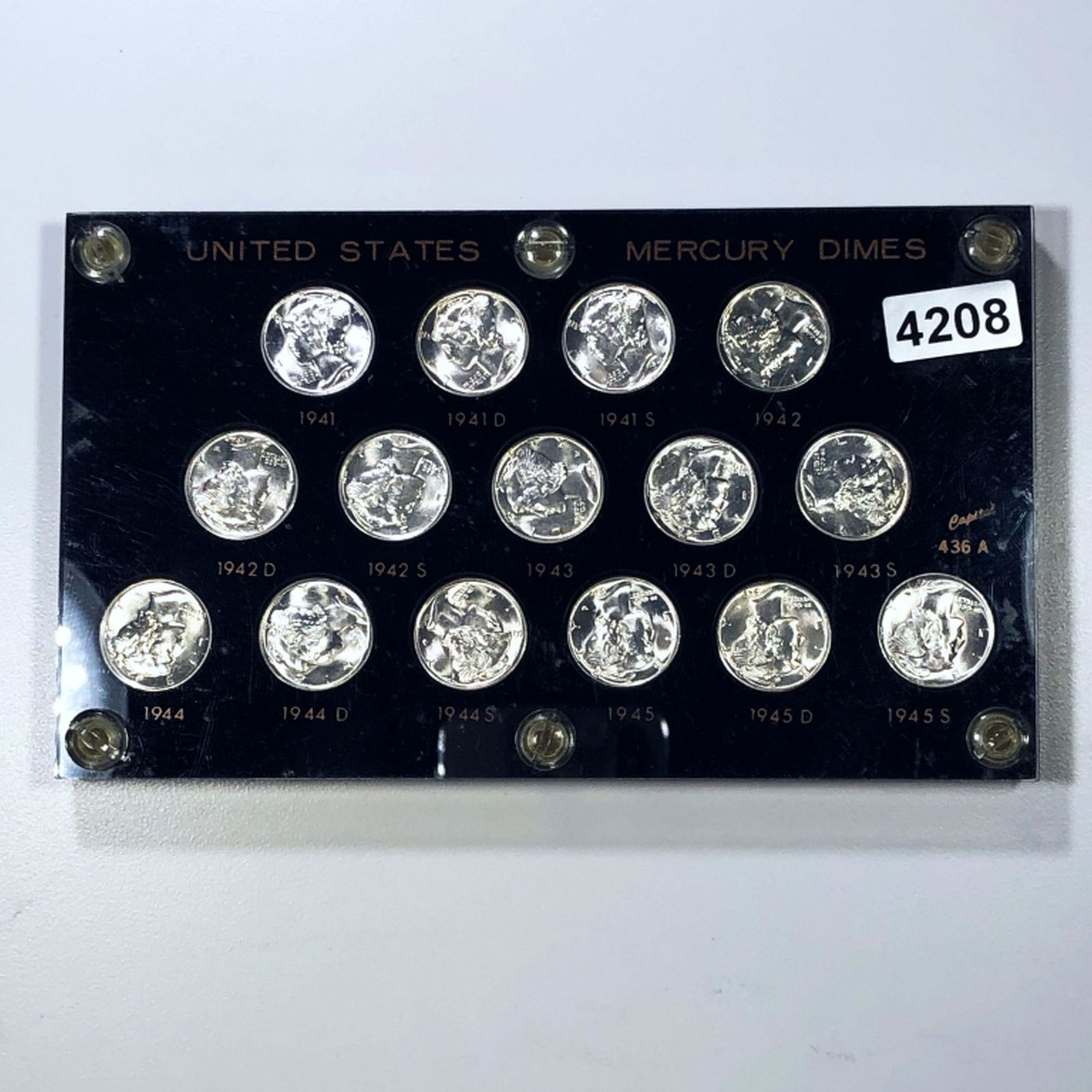 1941-1945 Mercury Silver Dime Set GEM BU FSB (1 of 2)