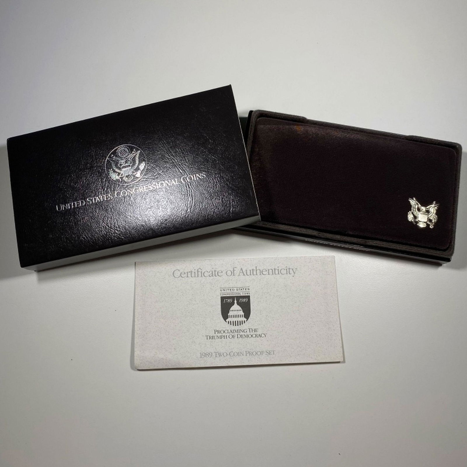 1989 Congressional Two-Coin Proof Set GEM PR (1 of 3)